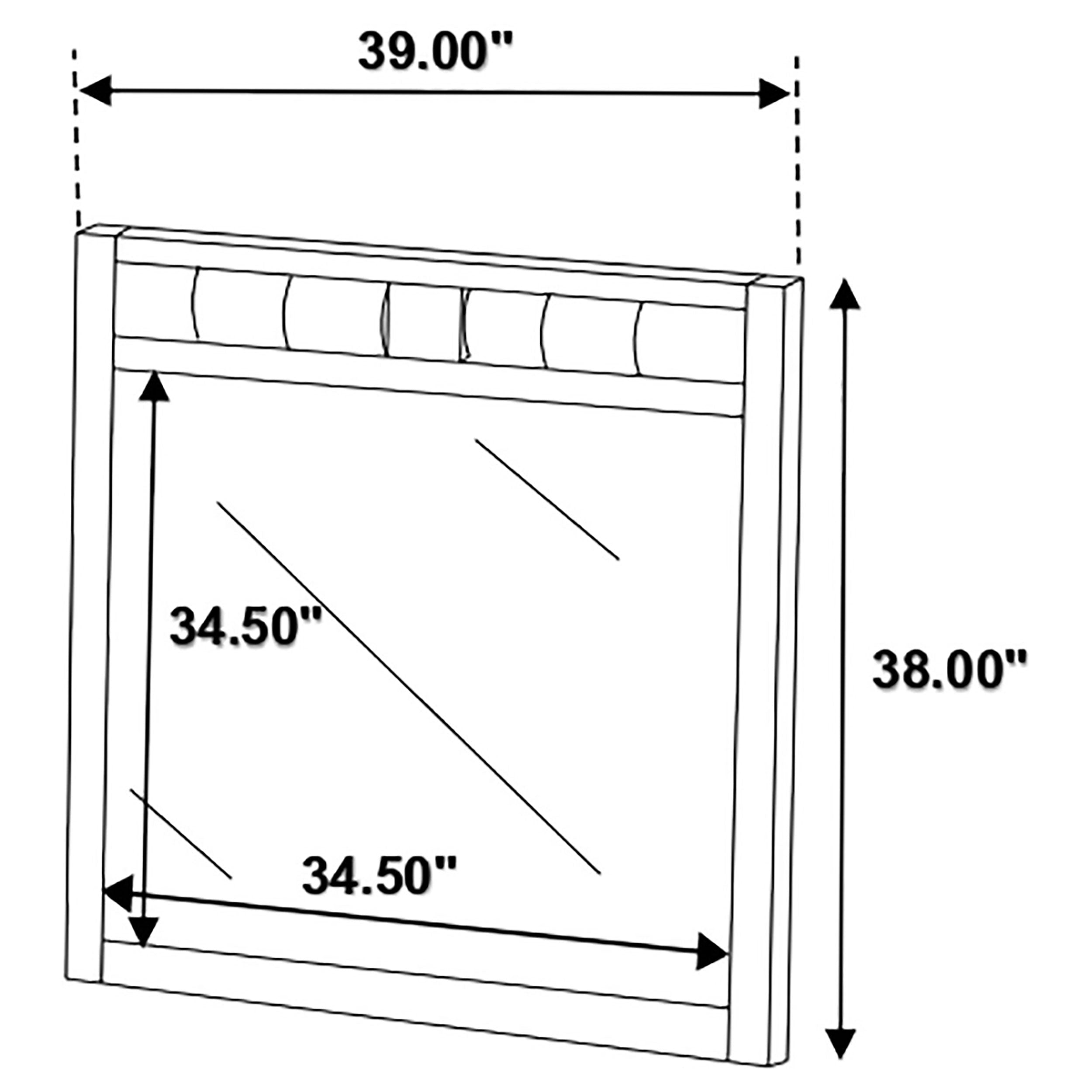 Carlton Dresser Mirror Cappuccino-CoasterEveryday