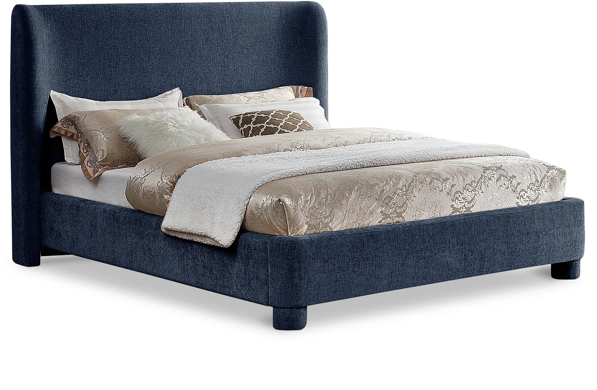 Penny - Chenille Fabric Bed - Best Buy Furniture