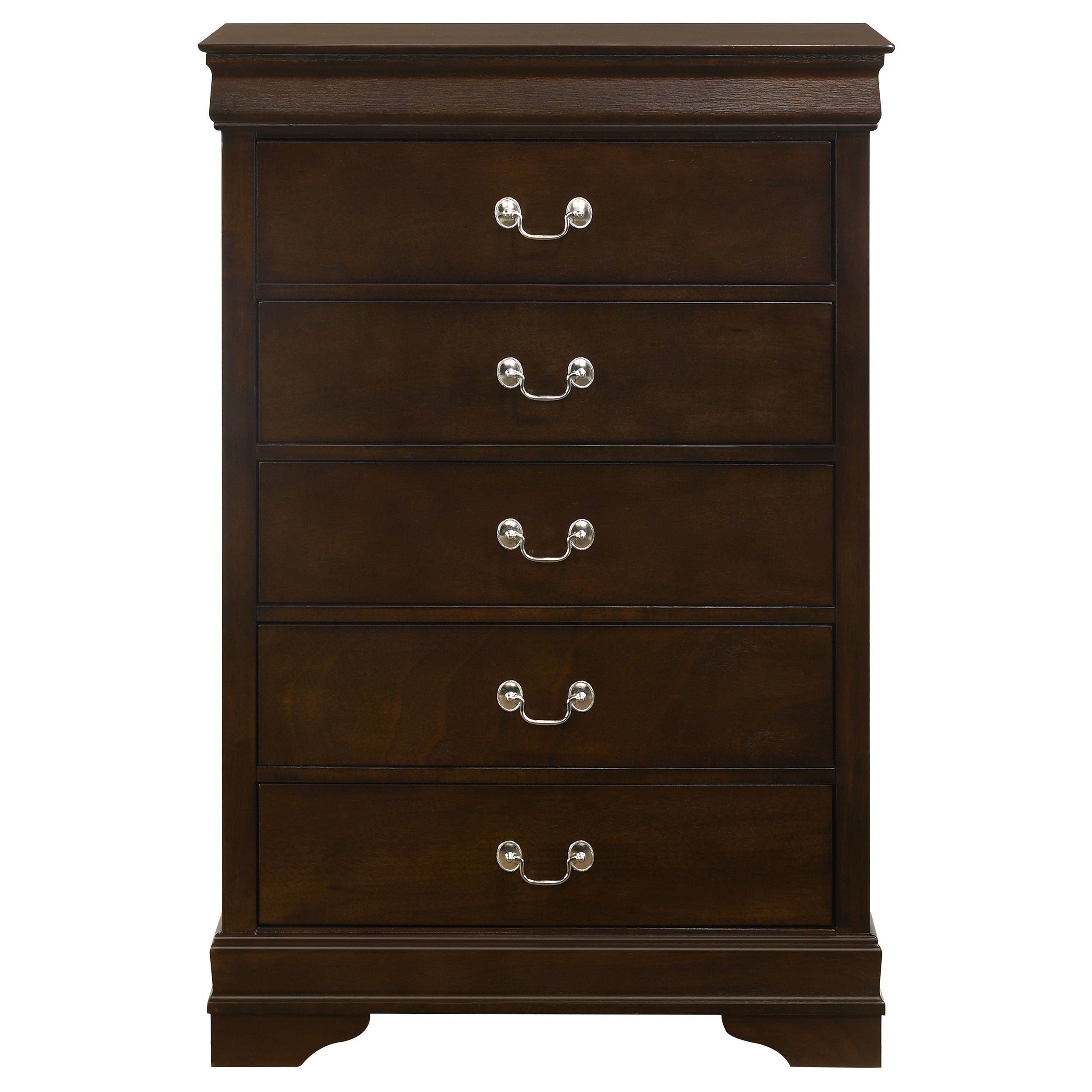 Louis Philippe 5-drawer Bedroom Chest Cappuccino-CoasterEveryday