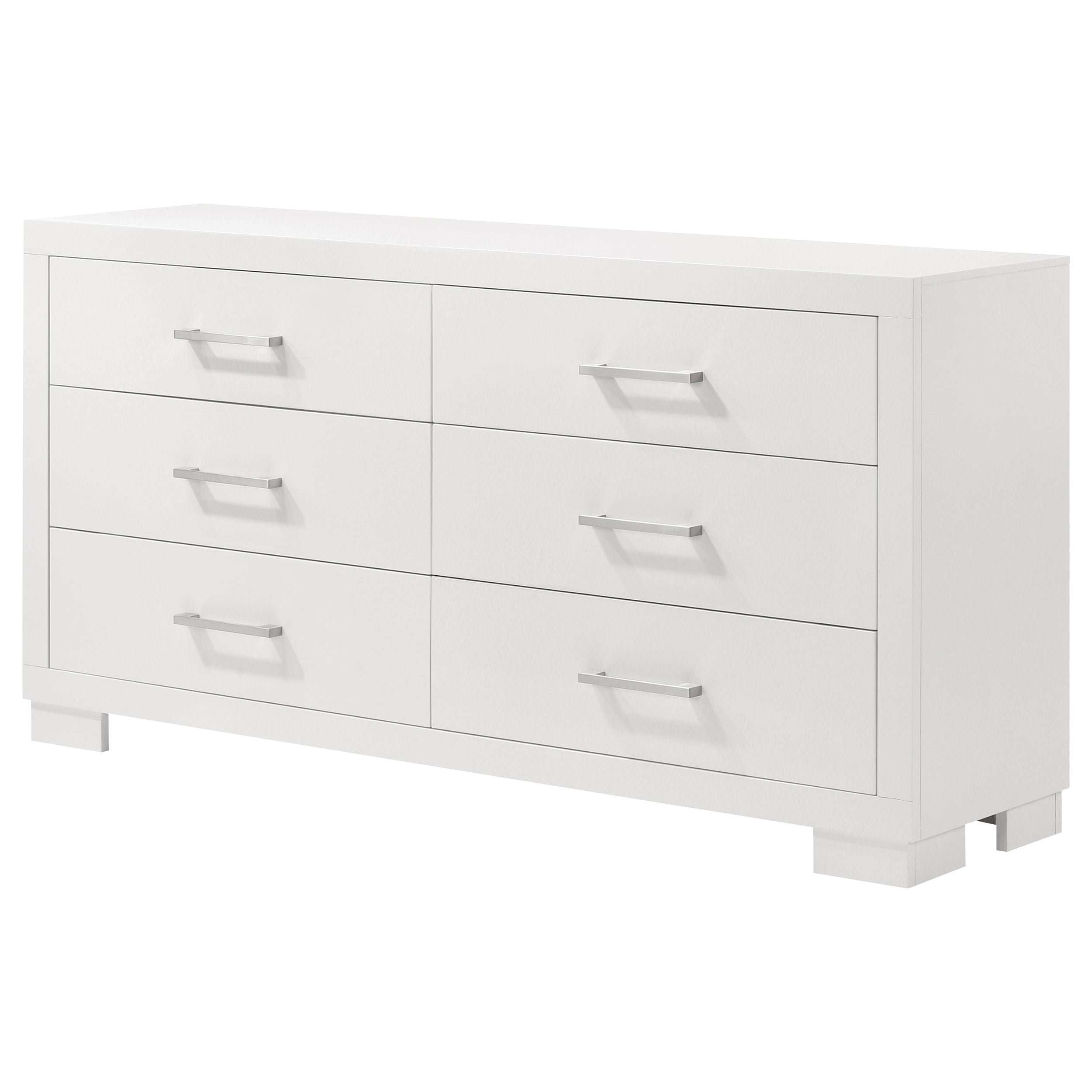 Jessica 6-drawer Dresser Snow White-CoasterEssence
