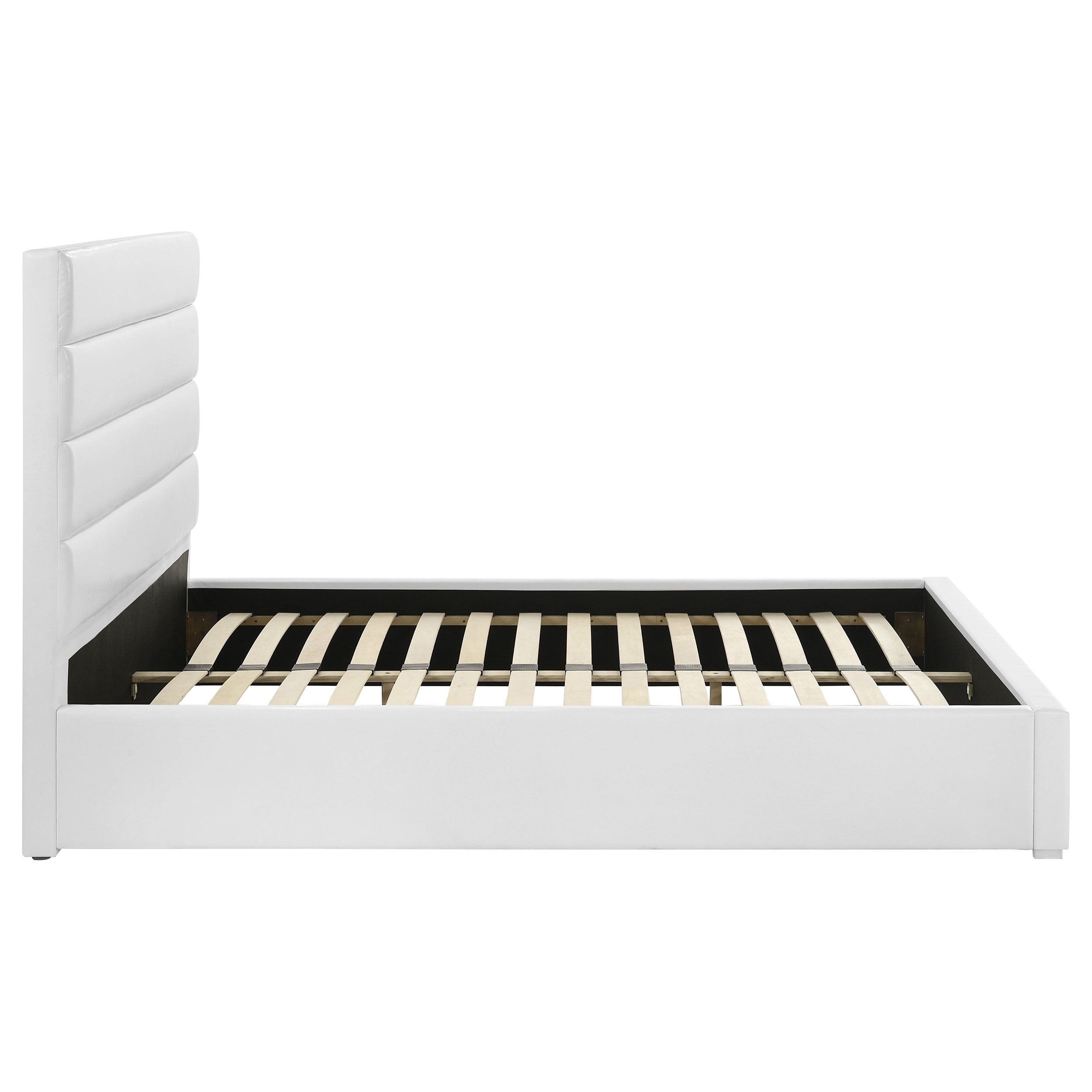 Felicity 53-inch Upholstered Queen Platform Bed White-