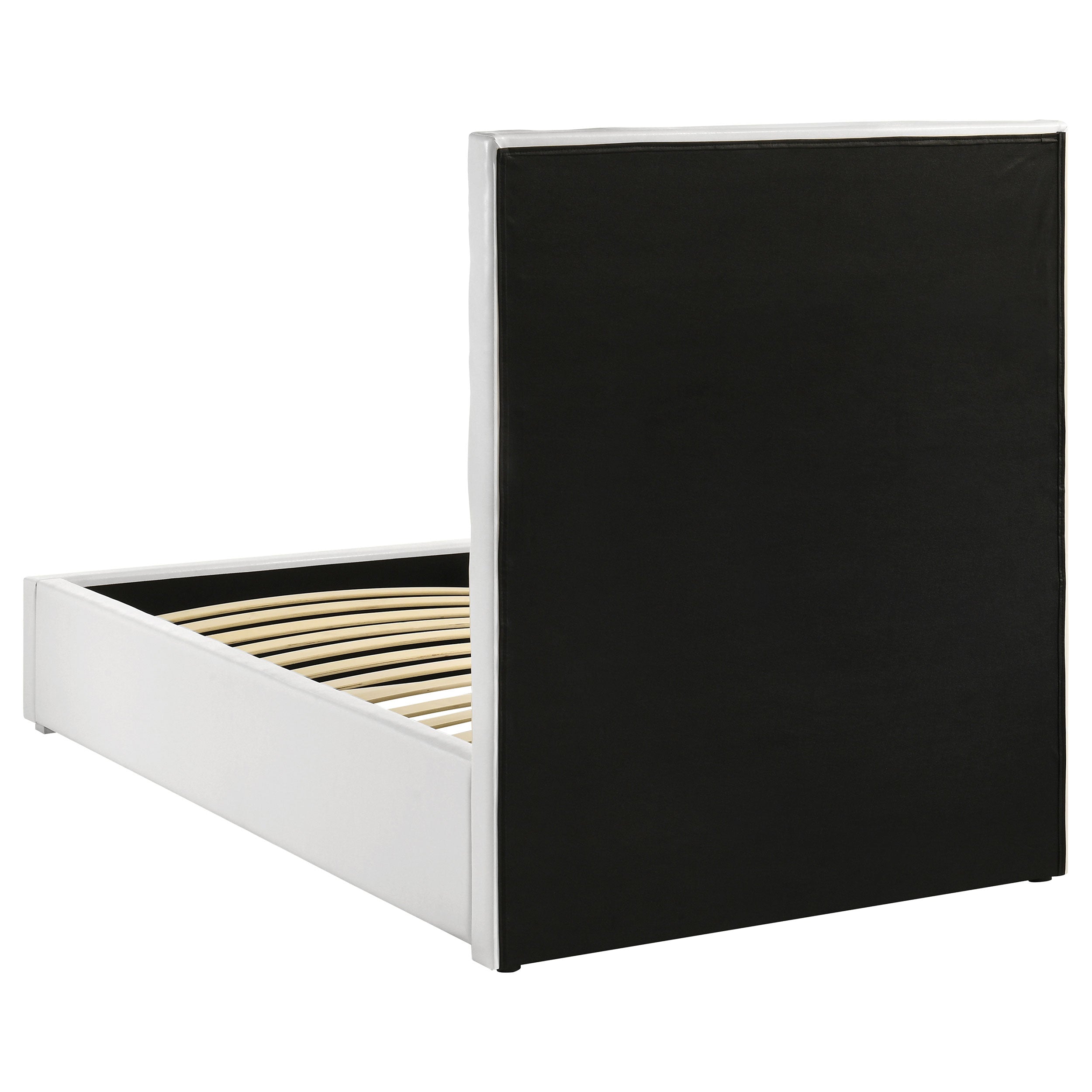 Felicity 53-inch Upholstered Twin Platform Bed White-