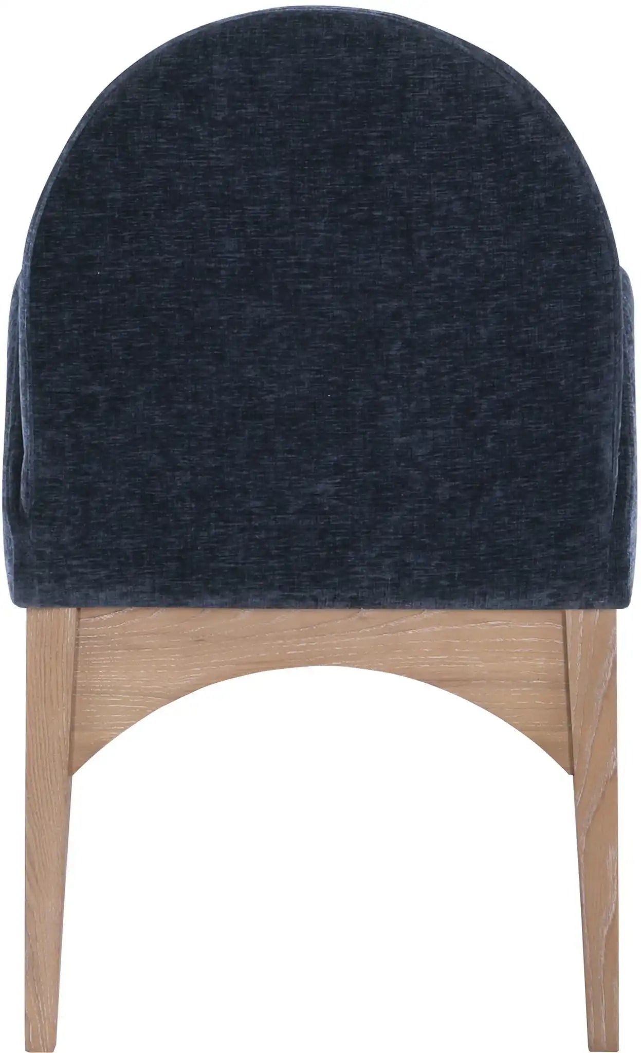 Waldorf - Chenille Dining Arm Chair With Natural Legs
