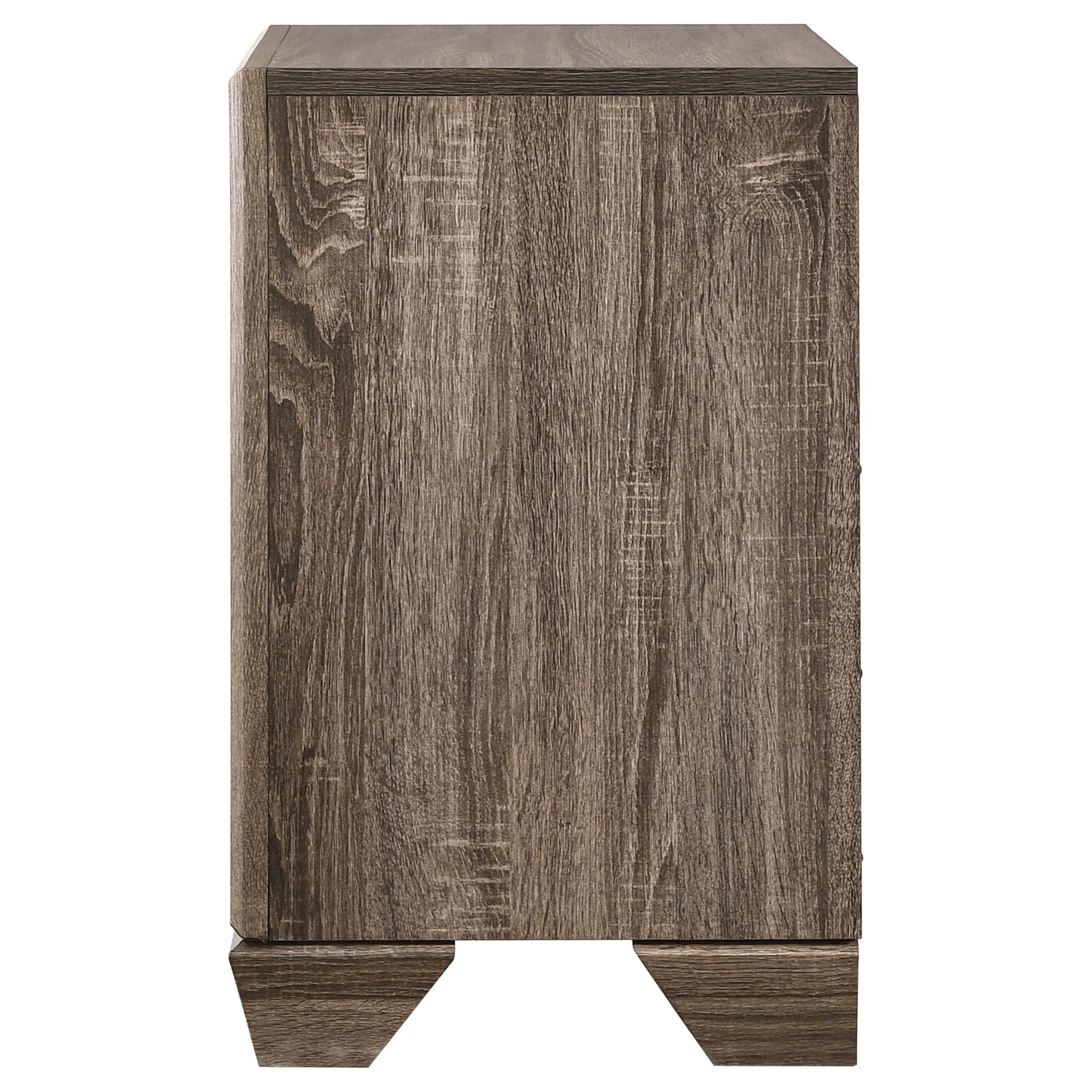 Kauffman 2-drawer Nightstand Washed Taupe-CoasterEveryday