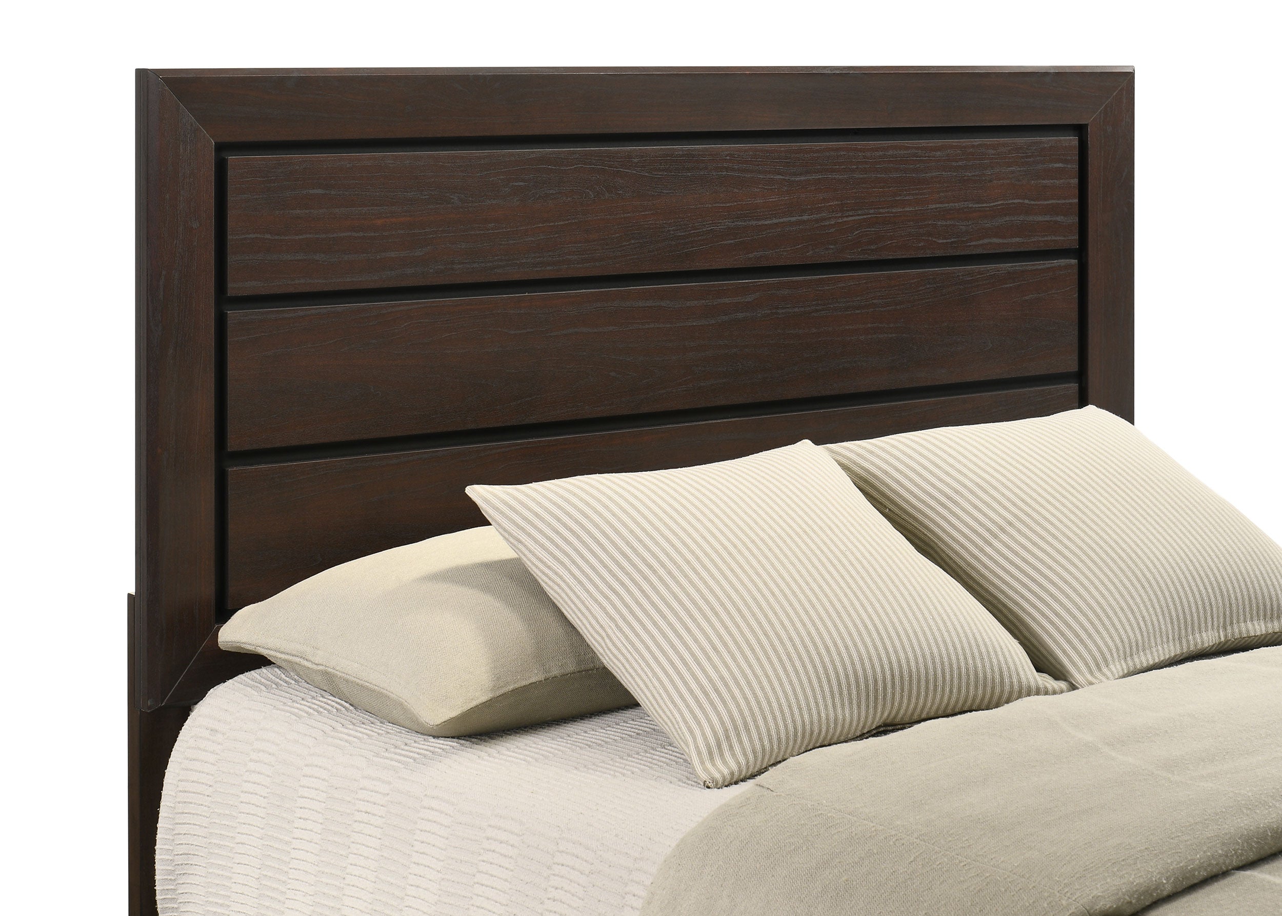 Kauffman Wood Queen Panel Bed Dark Cocoa-CoasterEveryday