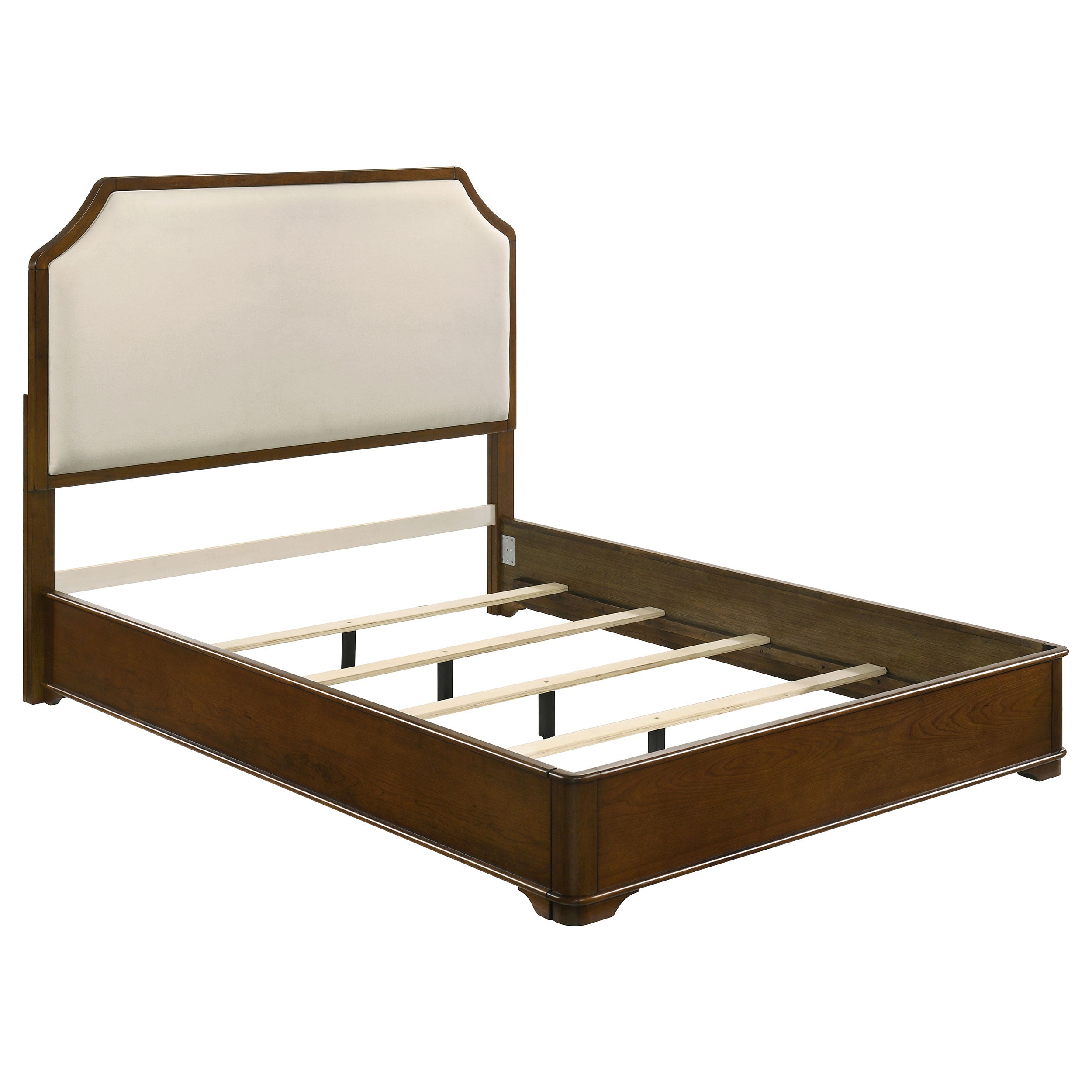 Garland 58-inch Queen Panel Bed Cream and Brown Cherry-