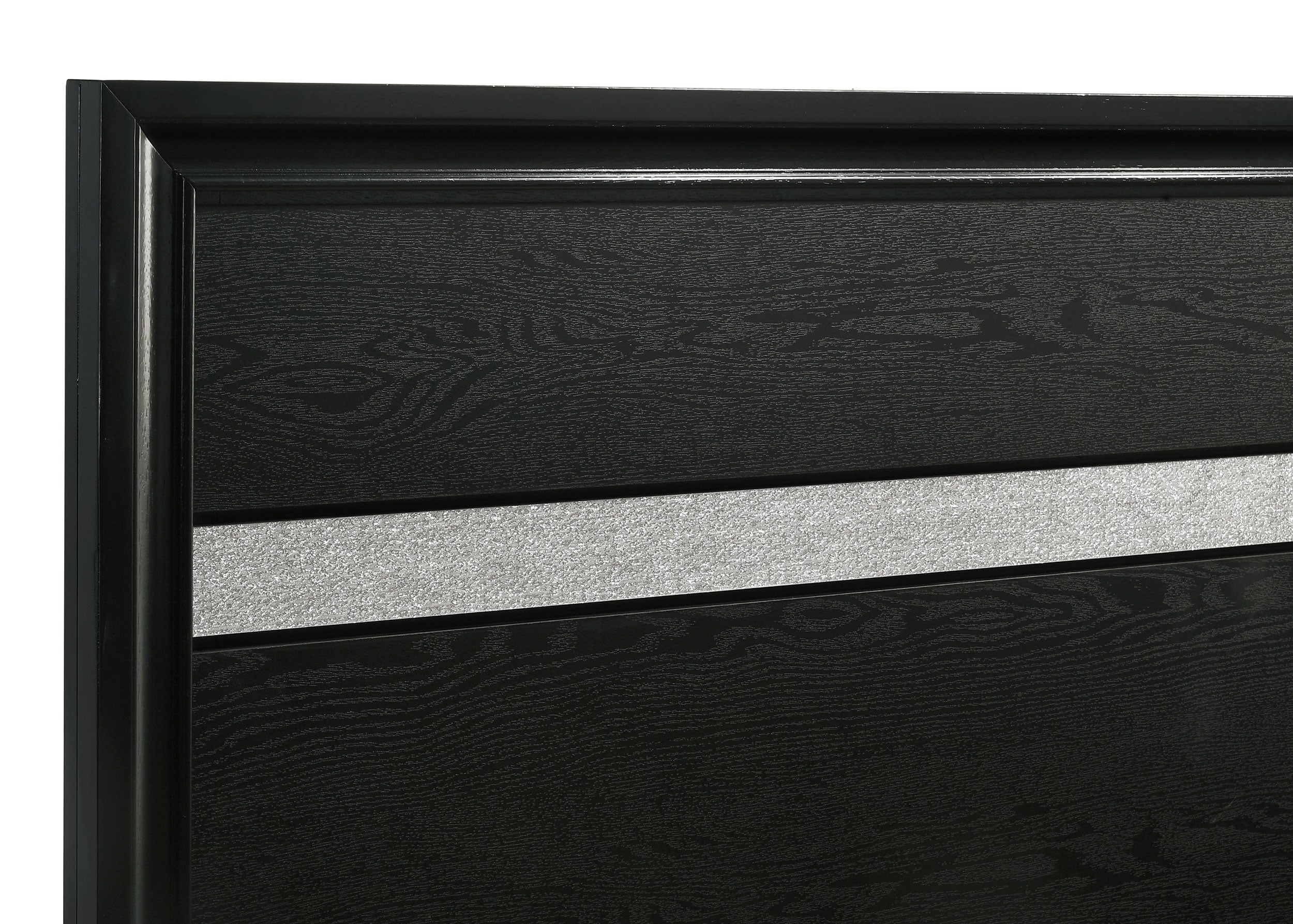 Miranda 51-inch Wood Twin Storage Panel Bed Black-CoasterEveryday
