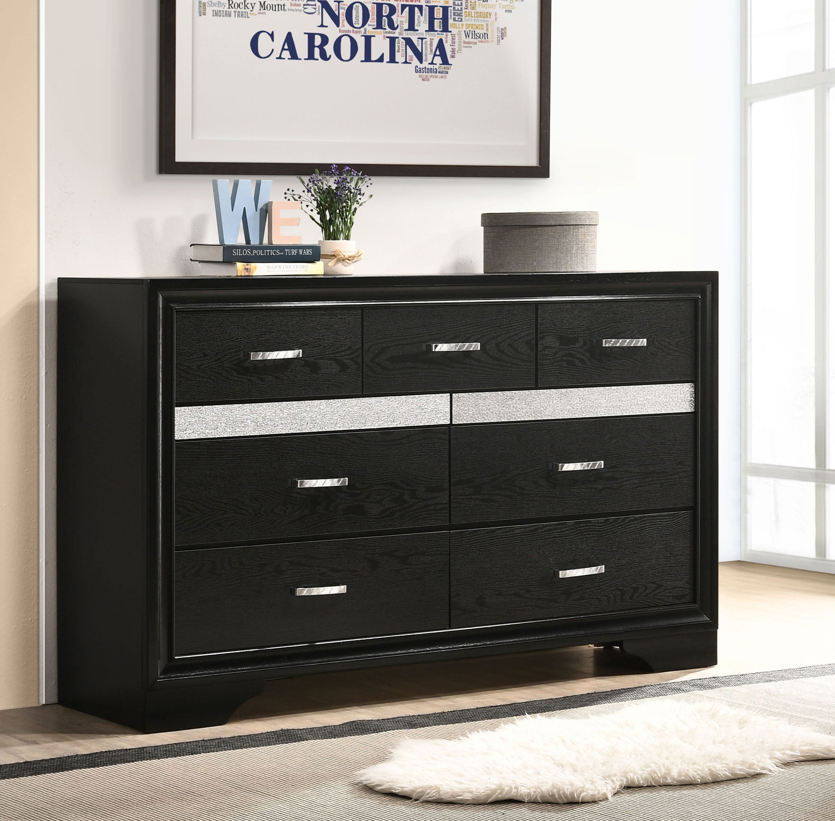 Miranda 9-drawer Dresser Black-CoasterEveryday