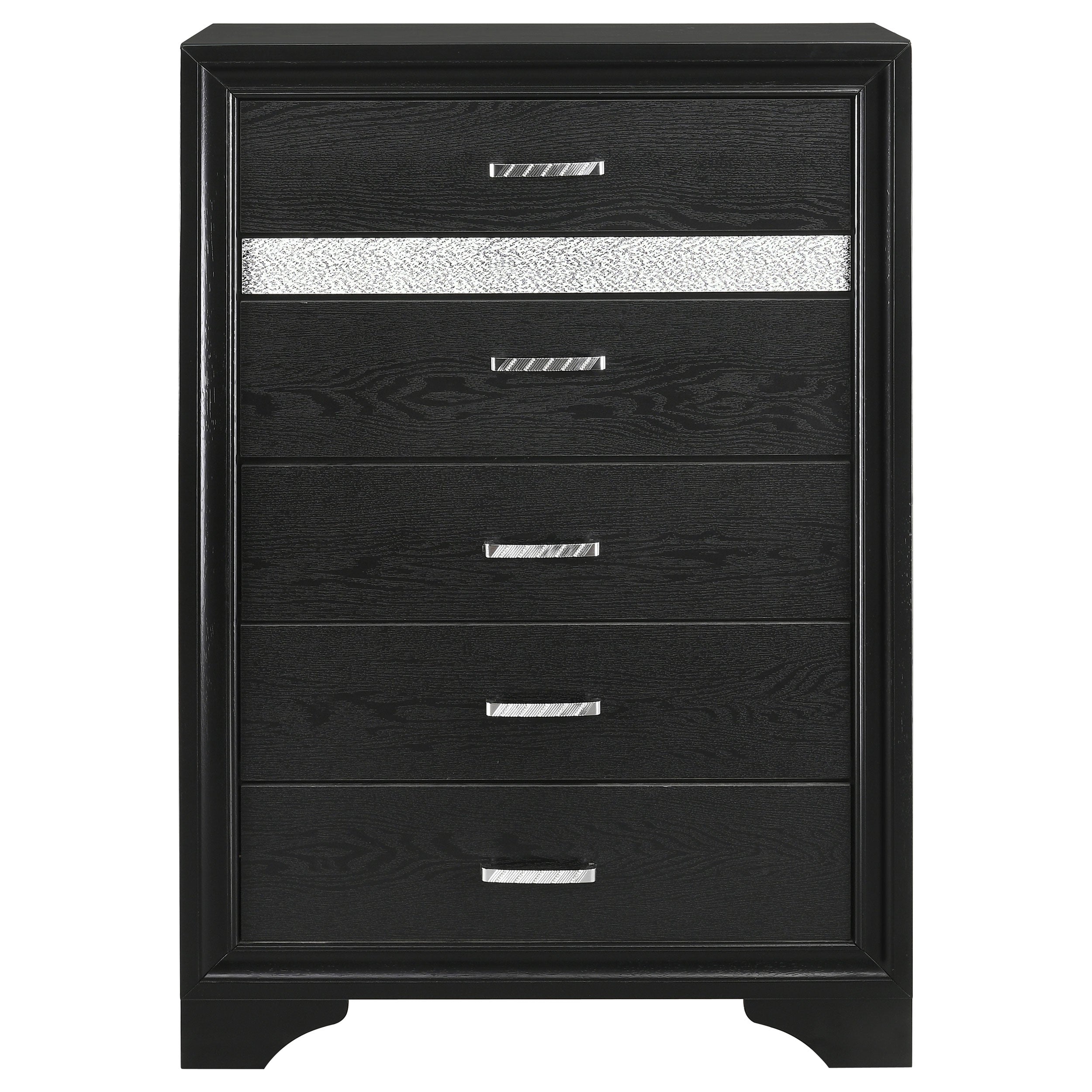 Miranda 6-drawer Bedroom Chest Black-CoasterEveryday