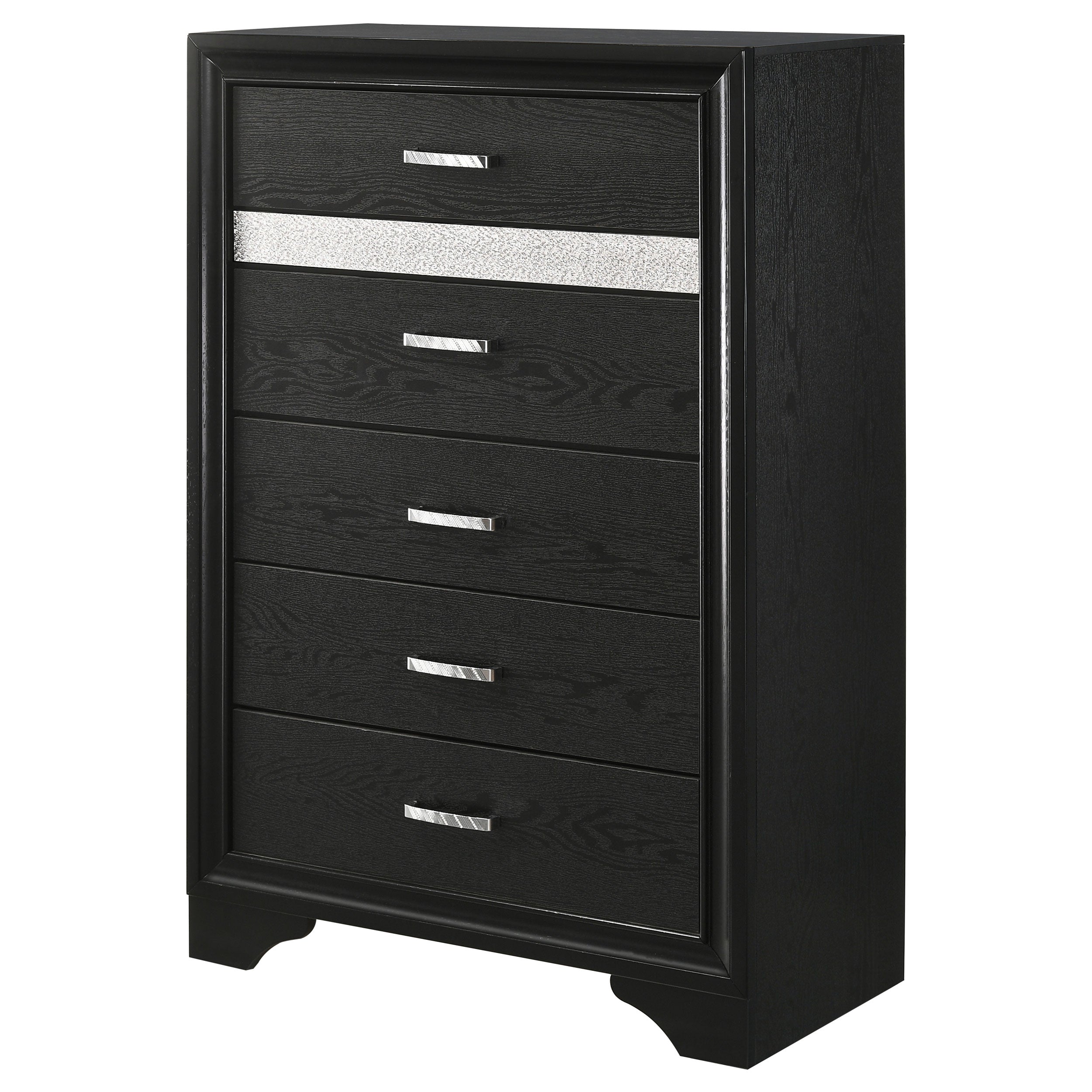 Miranda 6-drawer Bedroom Chest Black-CoasterEveryday