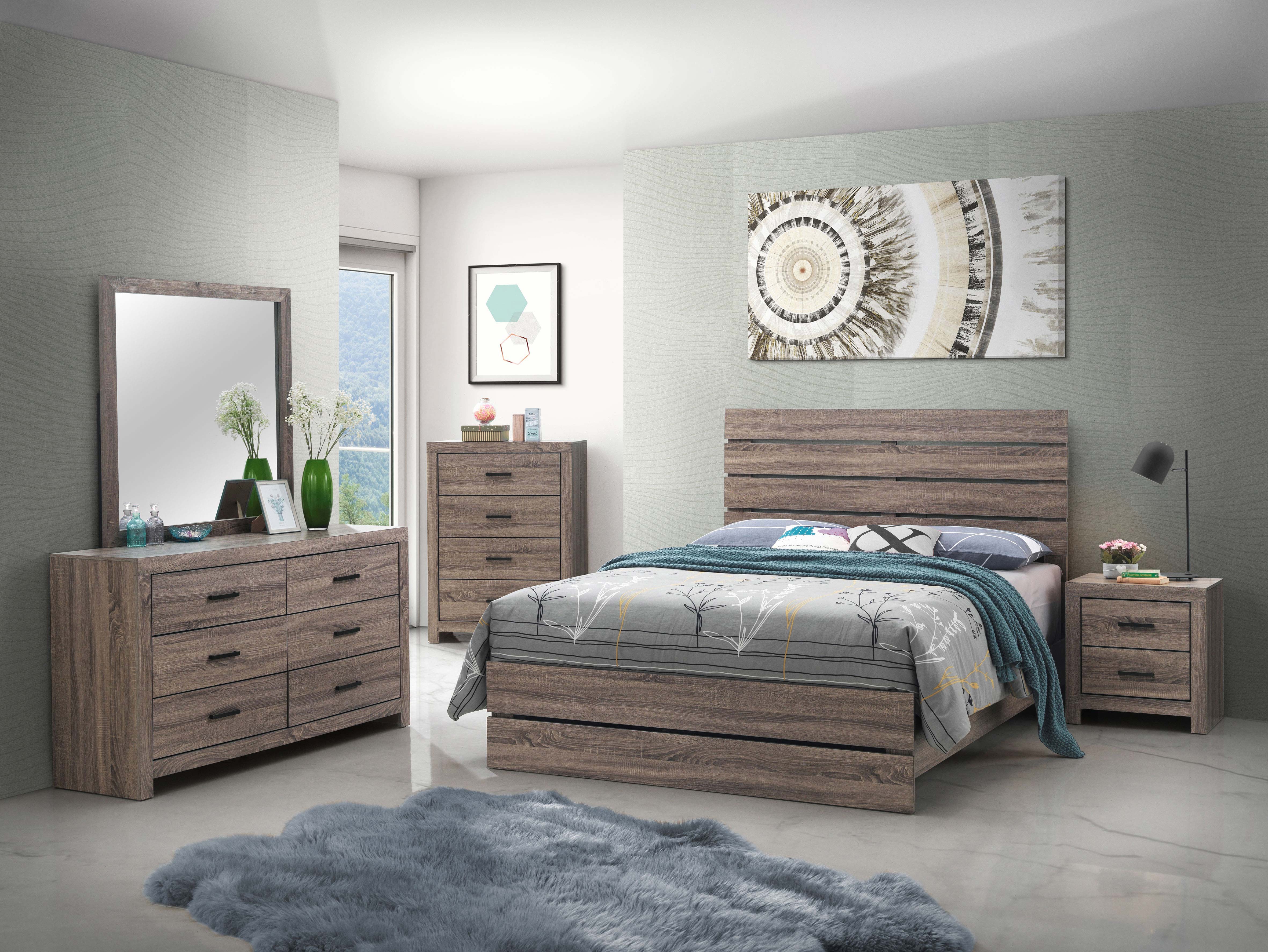 Brantford 2-drawer Nightstand Barrel Oak-CoasterEveryday