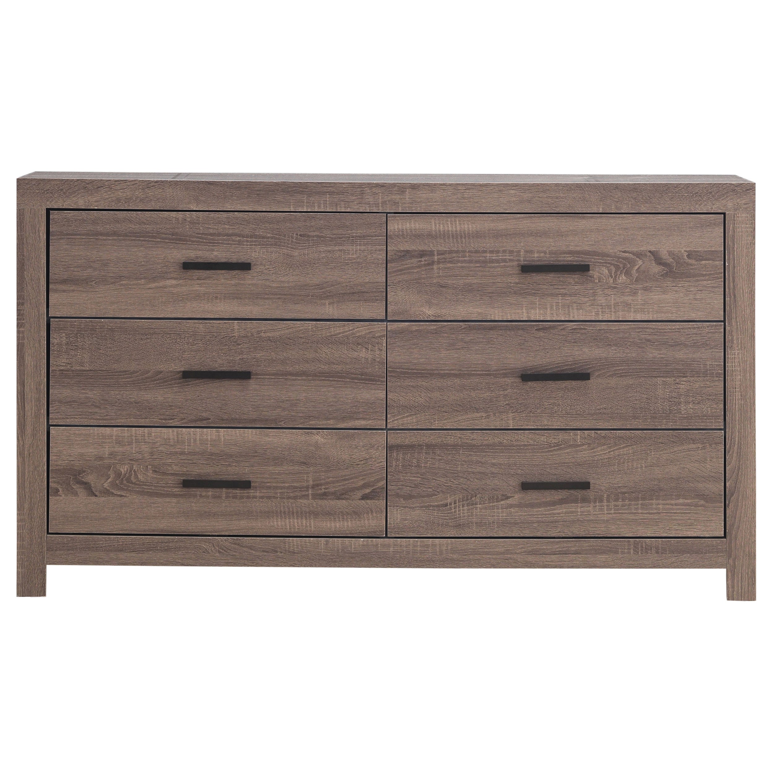 Brantford 6-drawer Dresser Barrel Oak-CoasterEveryday