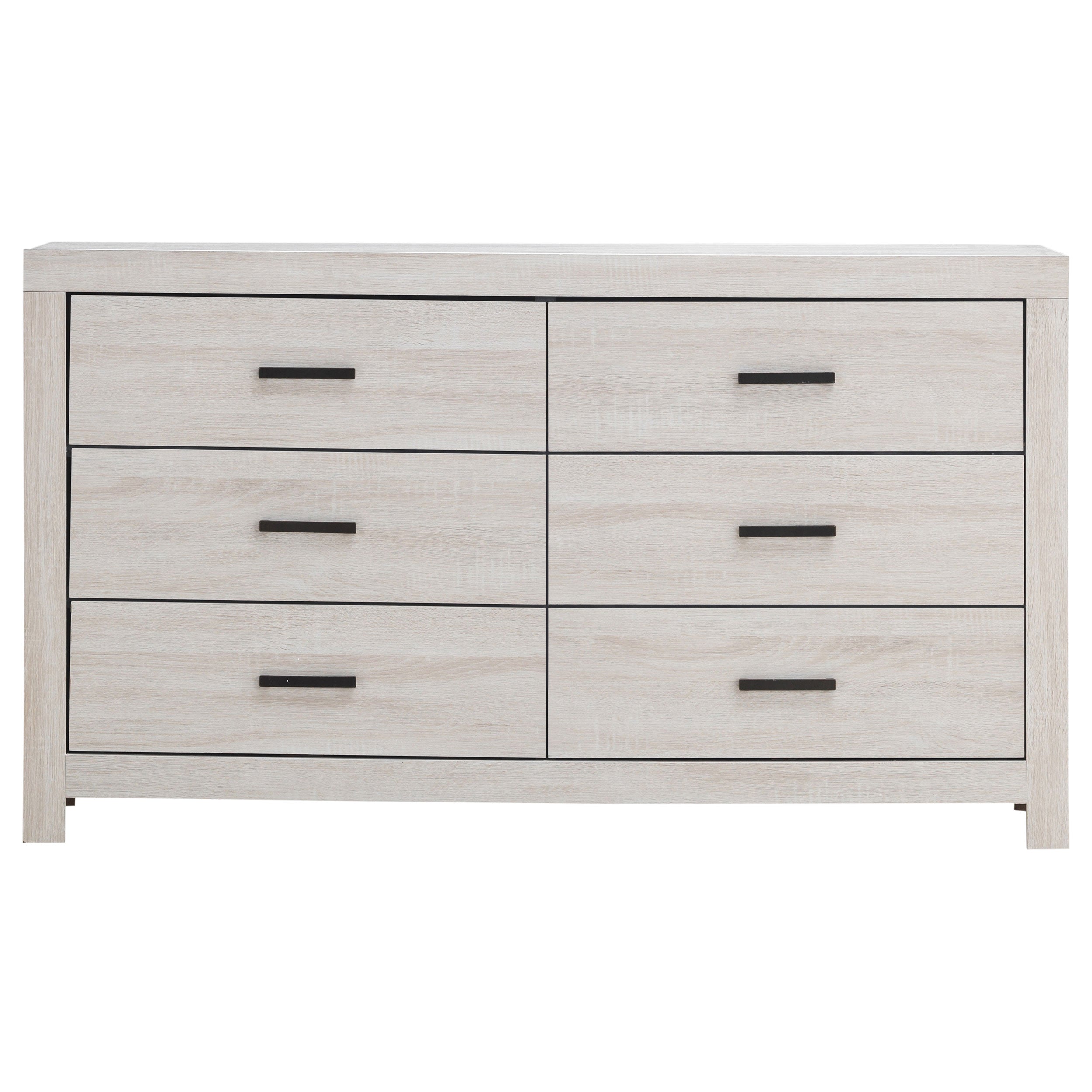 Brantford 6-drawer Dresser Coastal White-CoasterEveryday
