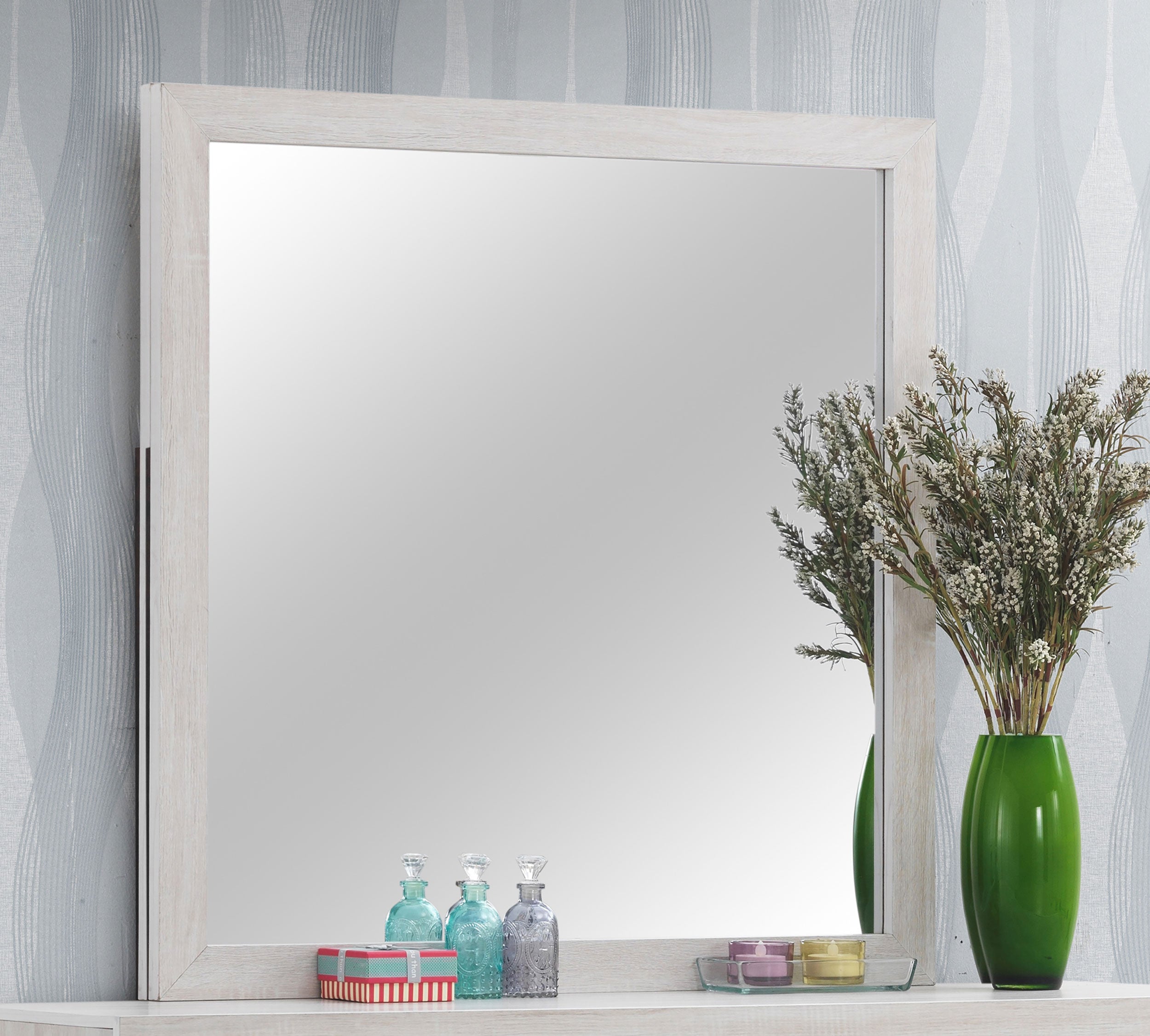 Brantford Dresser Mirror Coastal White-CoasterEveryday