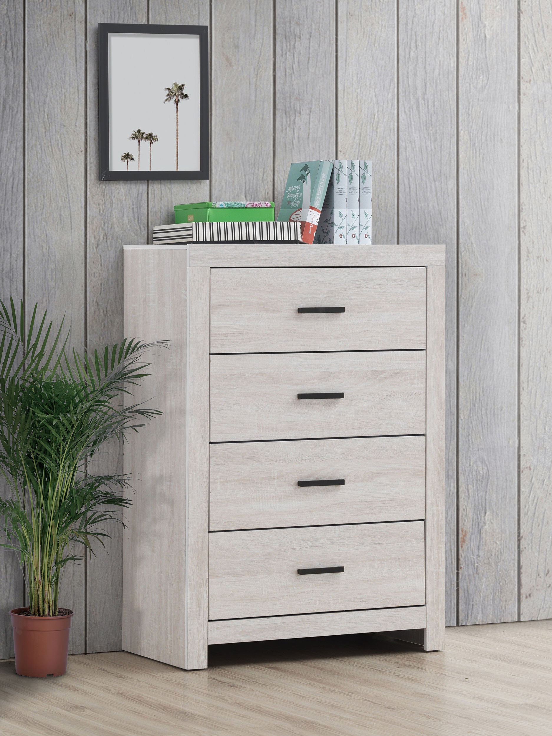 Brantford 4-drawer Bedroom Chest Coastal White-CoasterEveryday