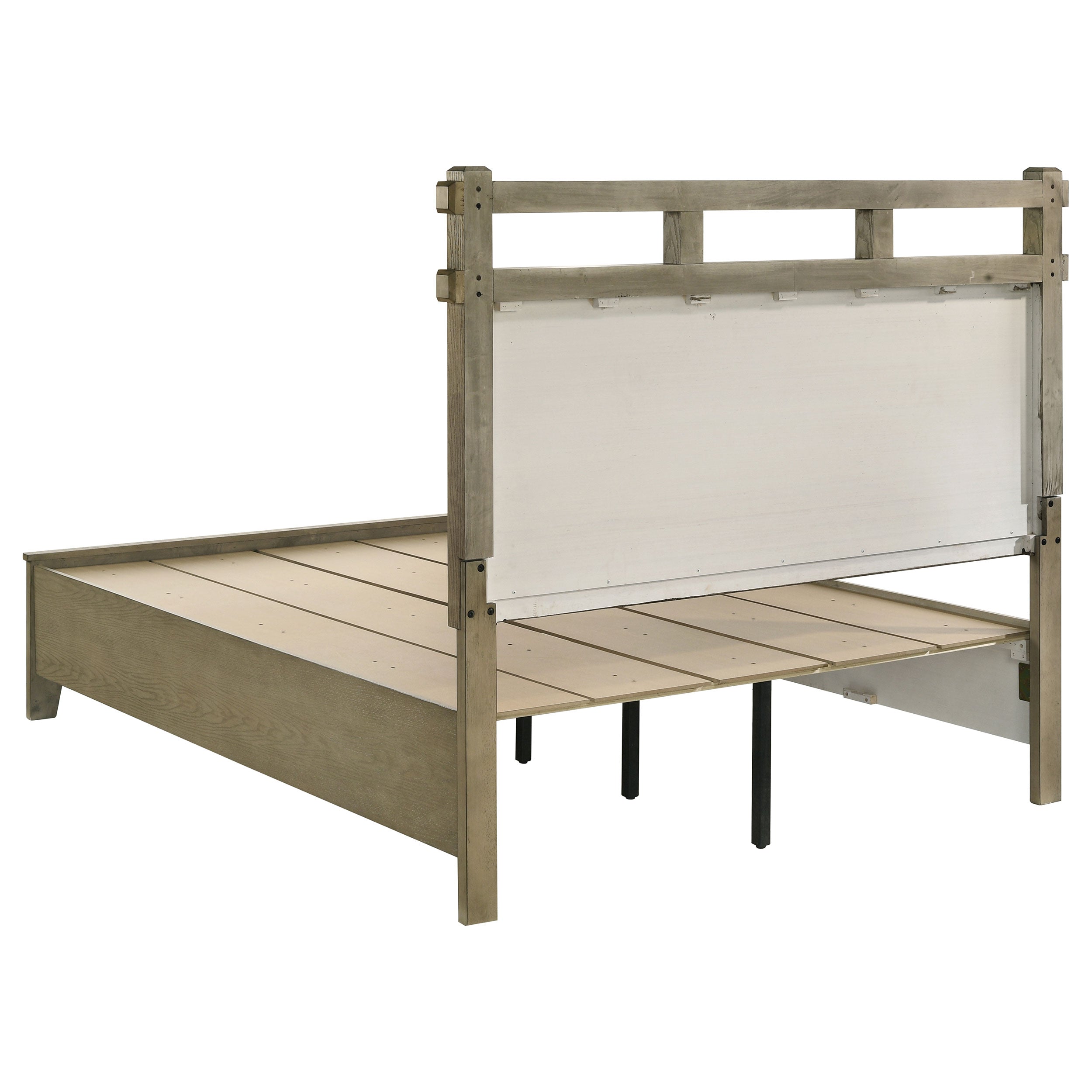 Hazlewood 59-inch Queen Panel Storage Bed Vineyard Oak-