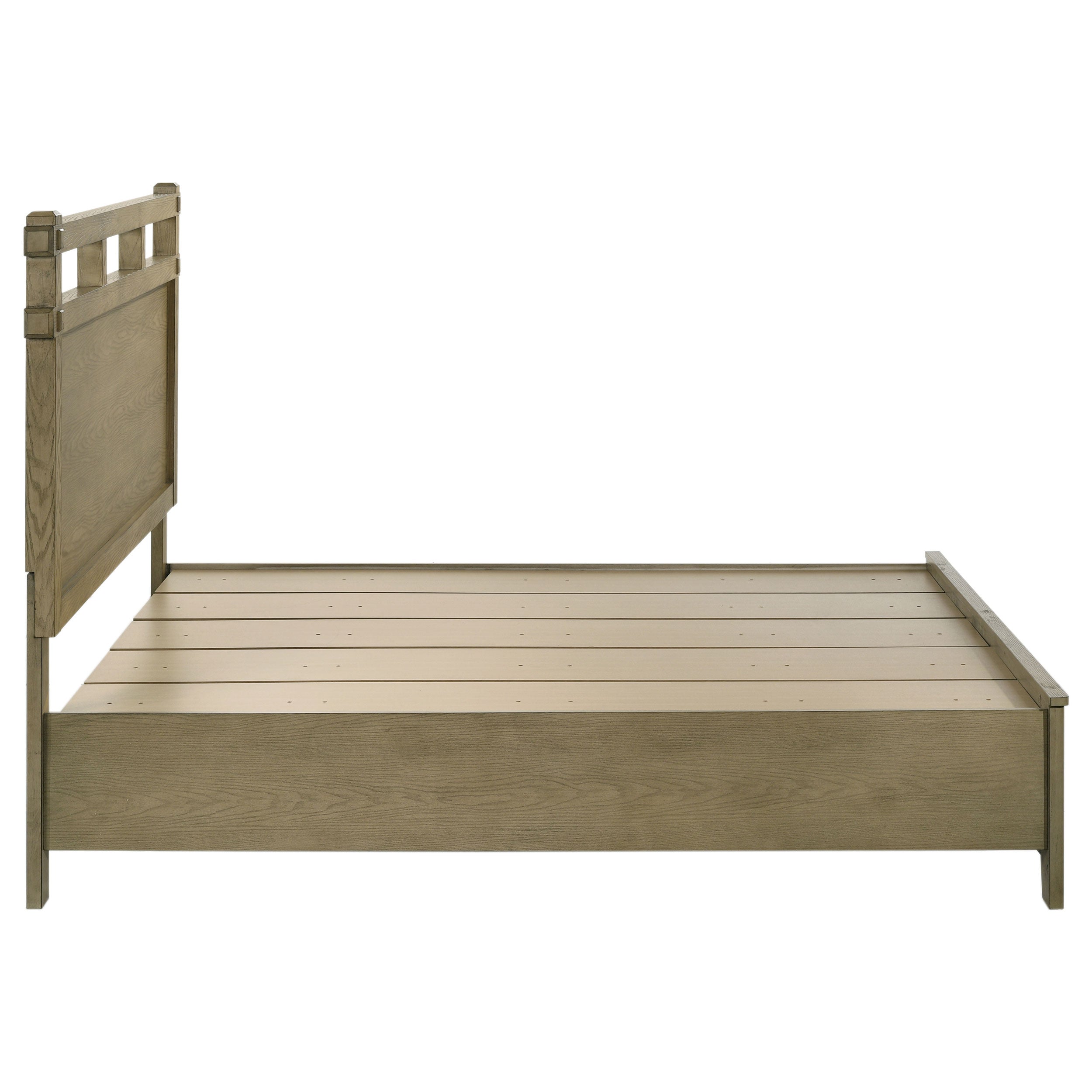 Hazlewood 59-inch Queen Panel Storage Bed Vineyard Oak-