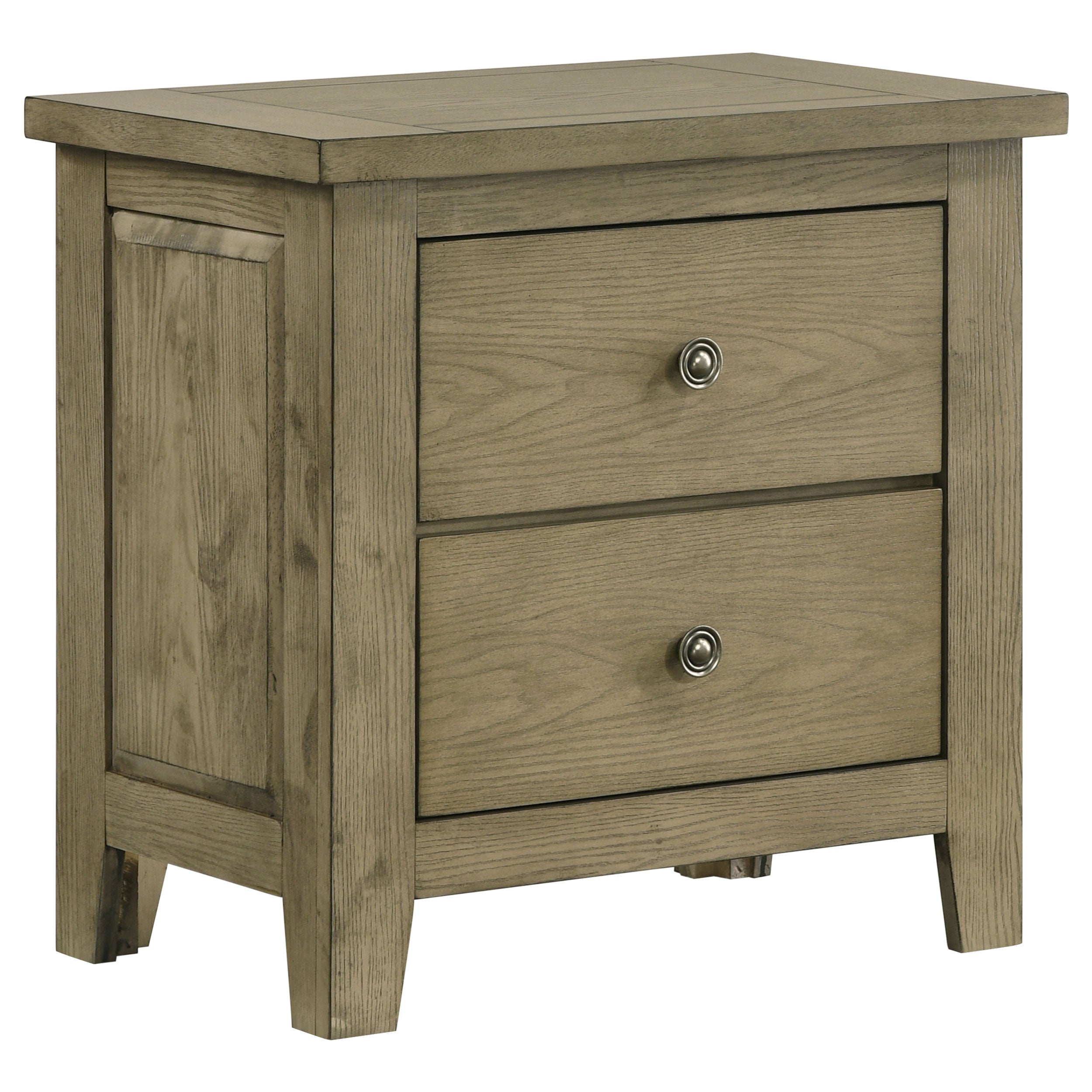 Hazlewood 2-drawer Nightstand Bedside Table Vineyard Oak-