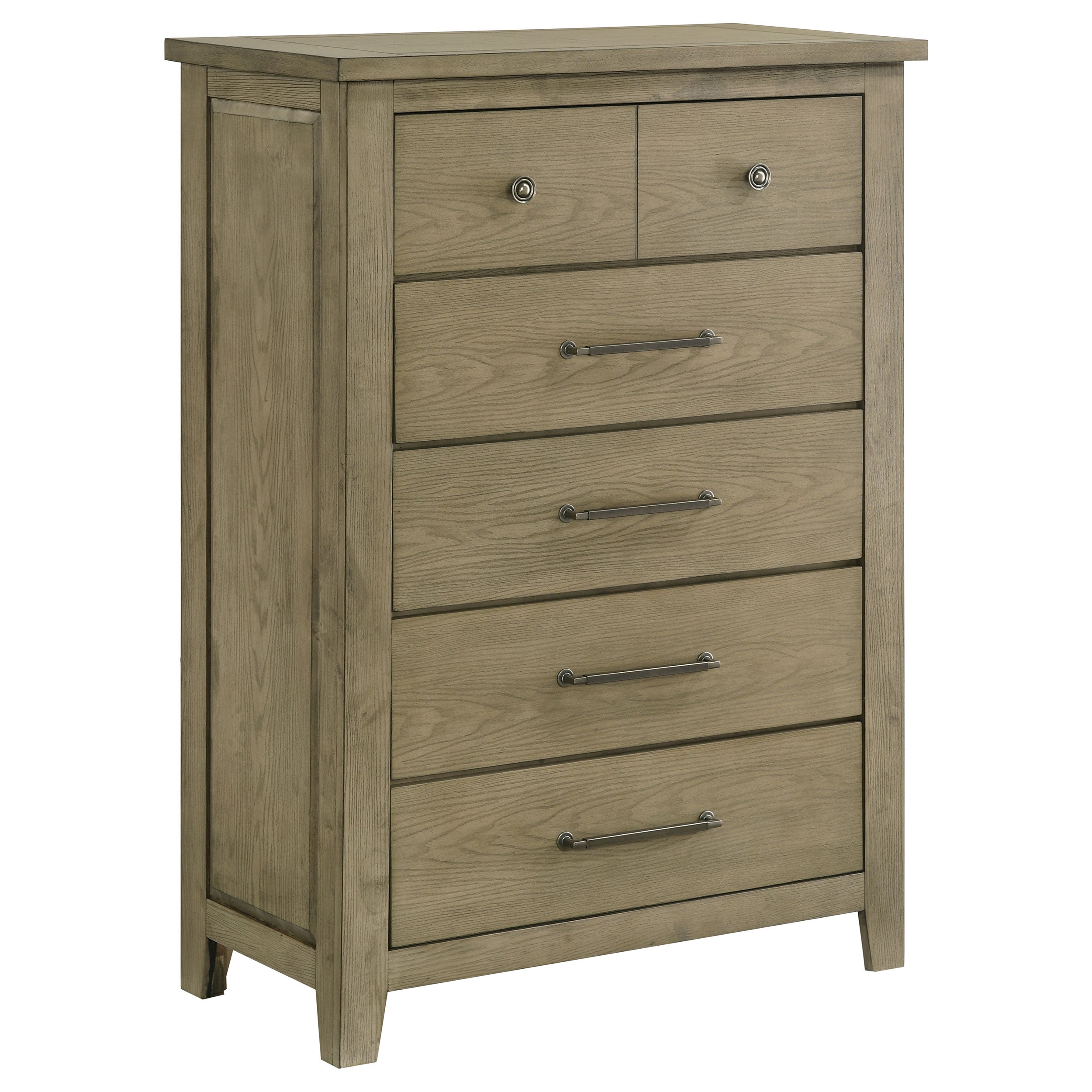 Hazlewood 5-drawer Bedroom Chest of Drawers Vineyard Oak-