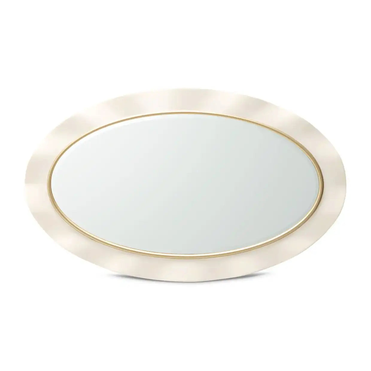 La Terrazza - Wall Mirror - Creamy Pearl - Best Buy Furniture