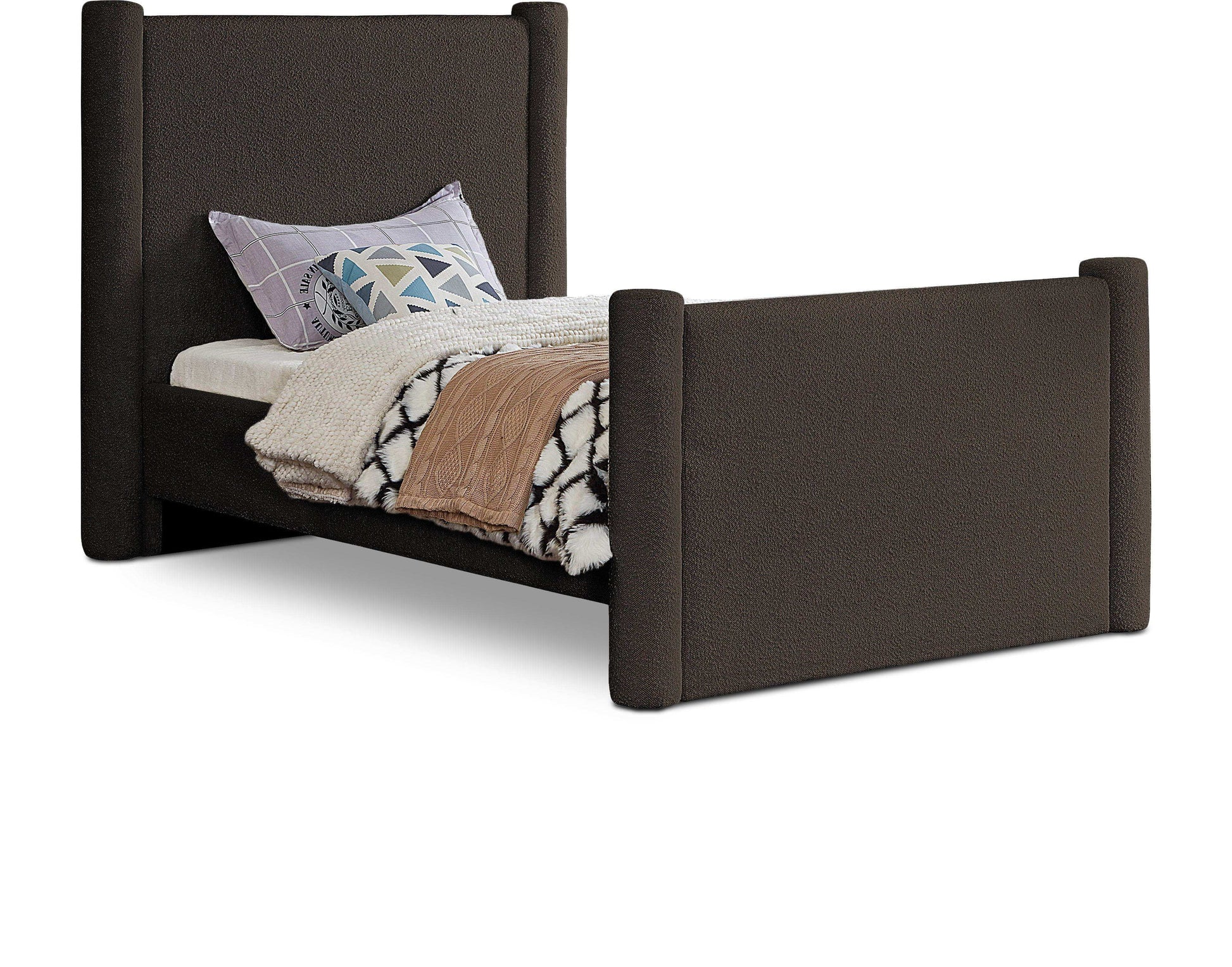 Elias - Boucle Bed - Best Buy Furniture