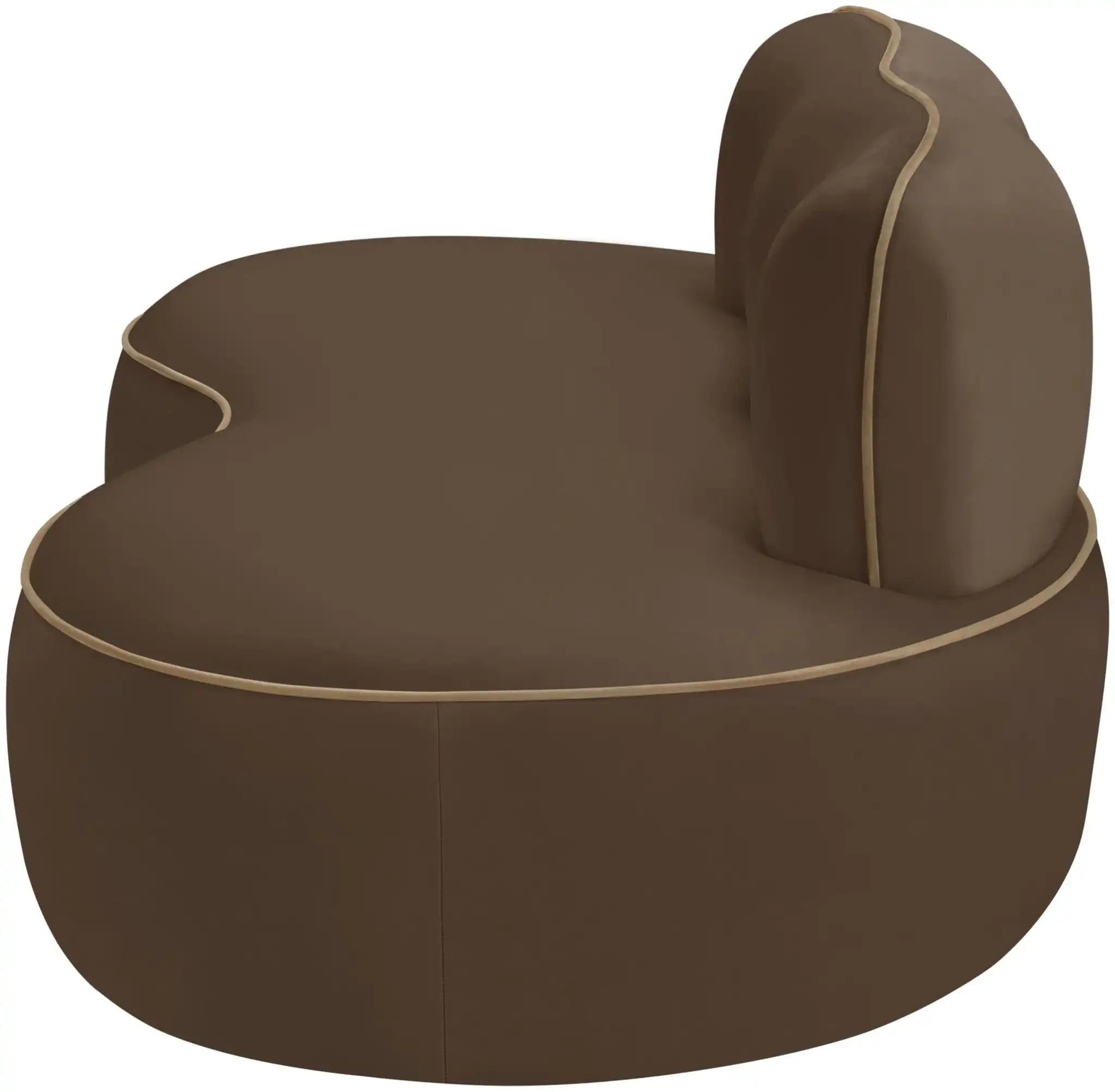 Swerve - Velvet 77" Upholstered Loveseat