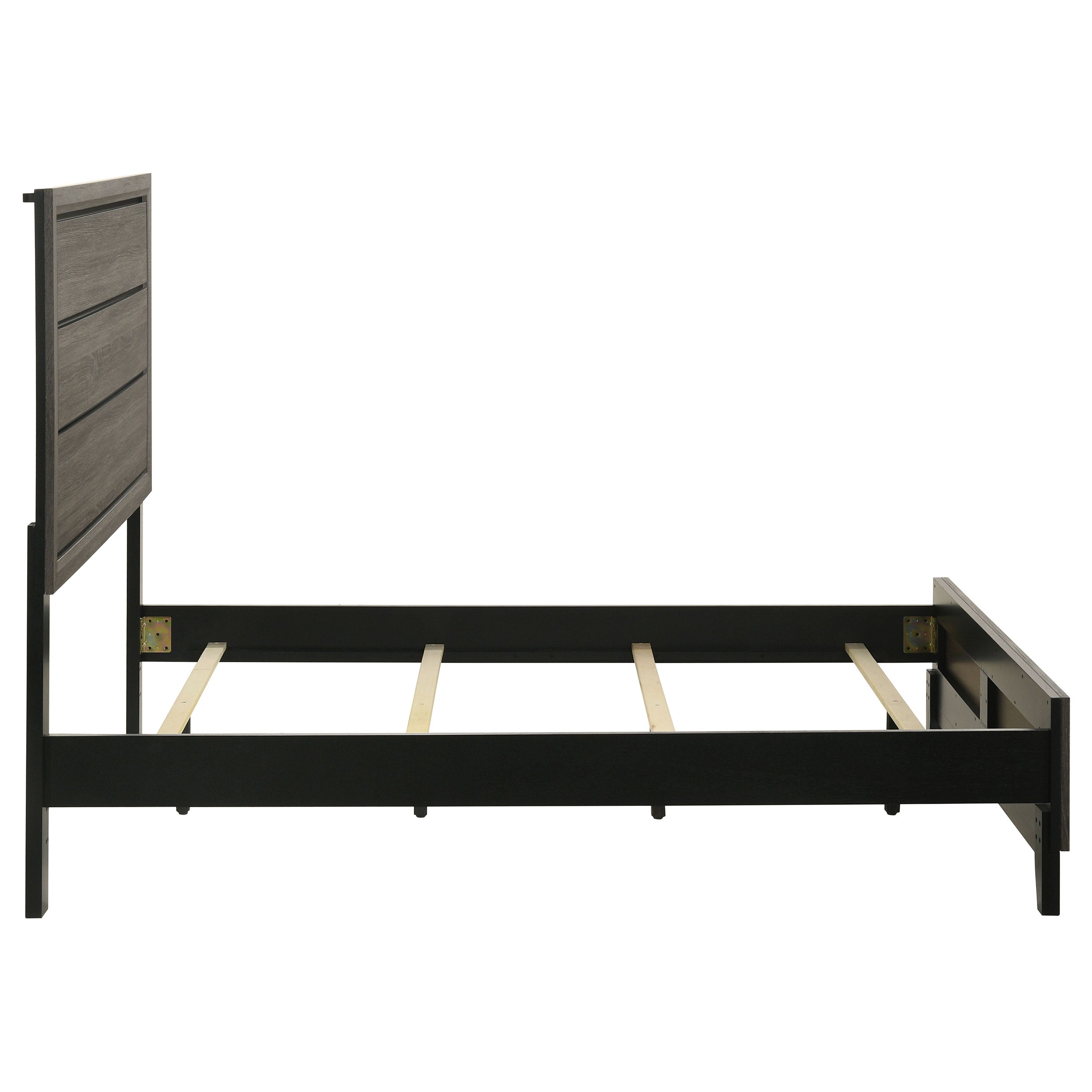 Watson Wood Full Panel Bed Grey Oak-CoasterEveryday
