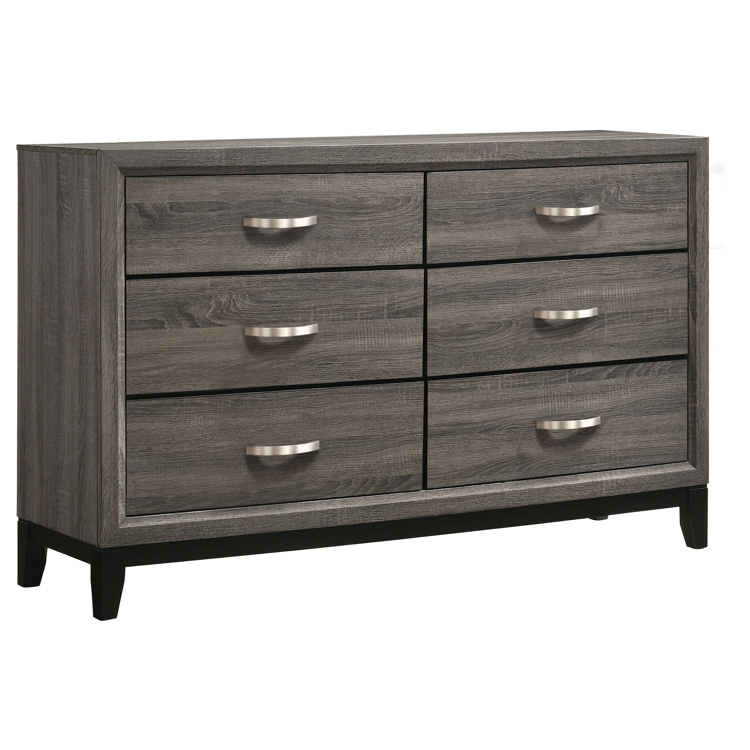 Watson 6-drawer Dresser Grey Oak-CoasterEveryday