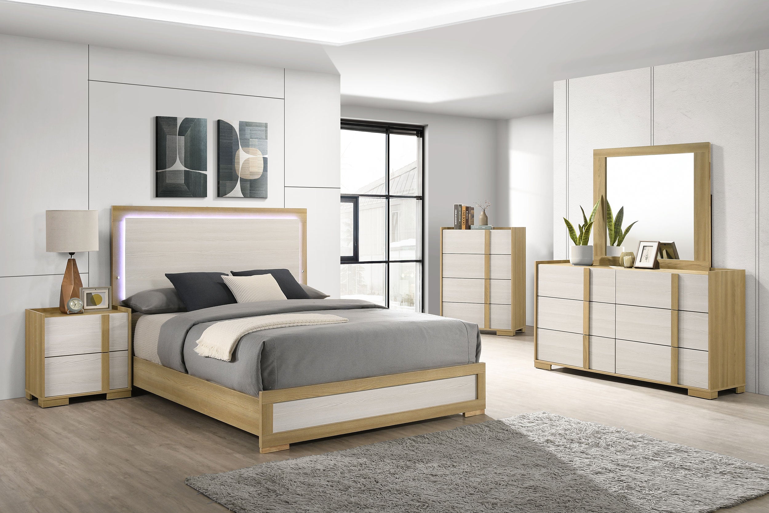 Hyland 6-drawer Dresser Natural-