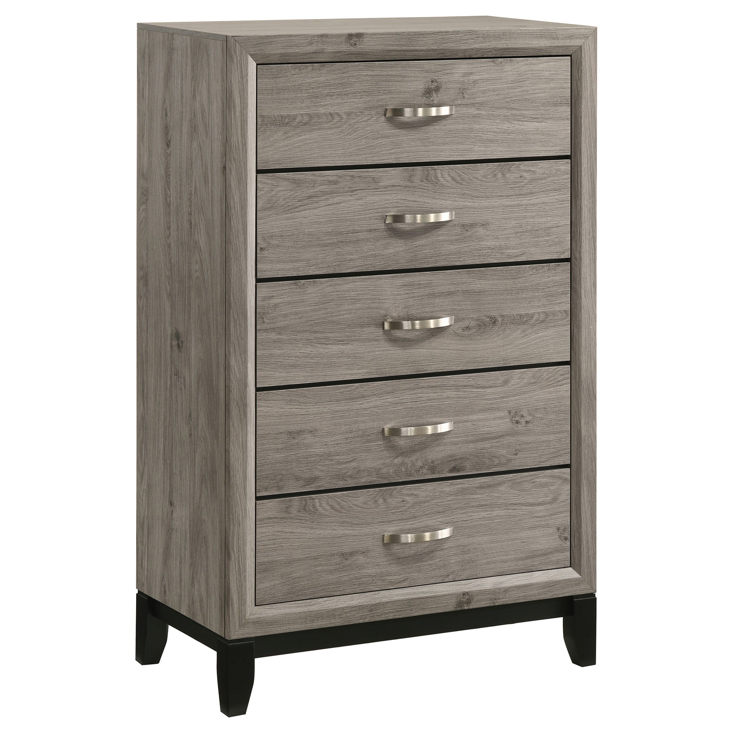 Watson 5-drawer Bedroom Chest of Drawers Light Taupe-