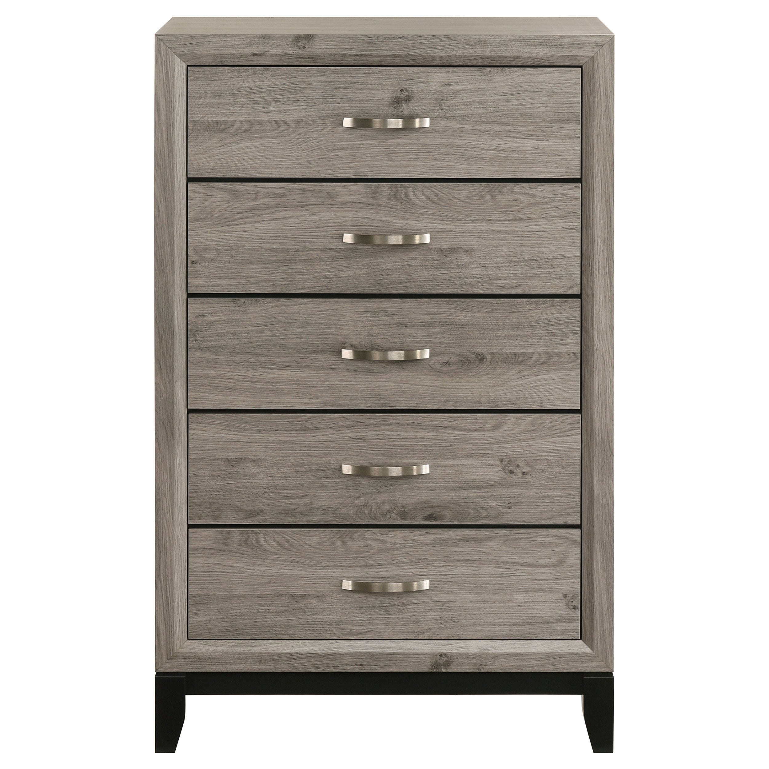 Watson 5-drawer Bedroom Chest of Drawers Light Taupe-