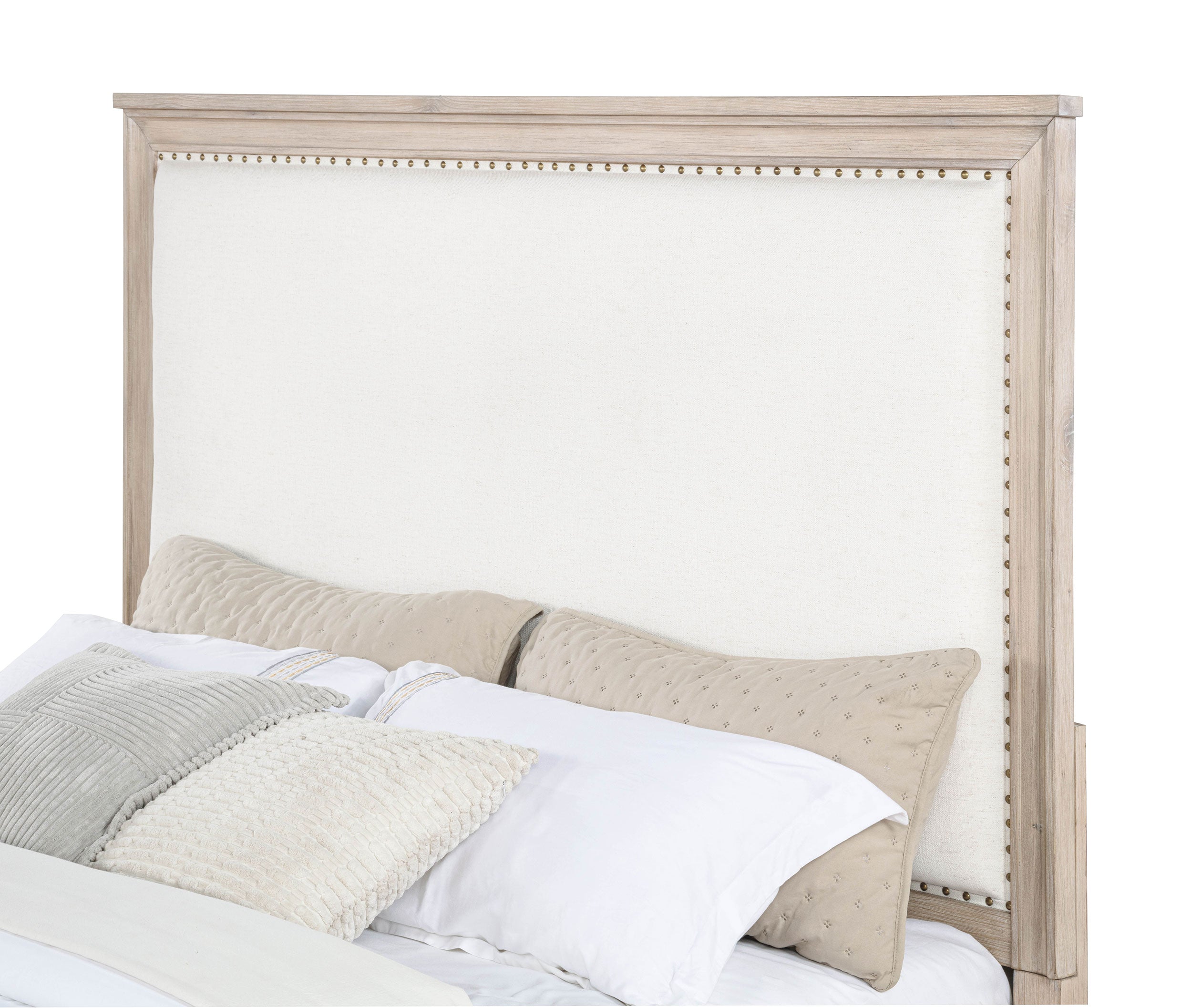 Pembroke 66-inch Queen Panel Bed Washed Oak-