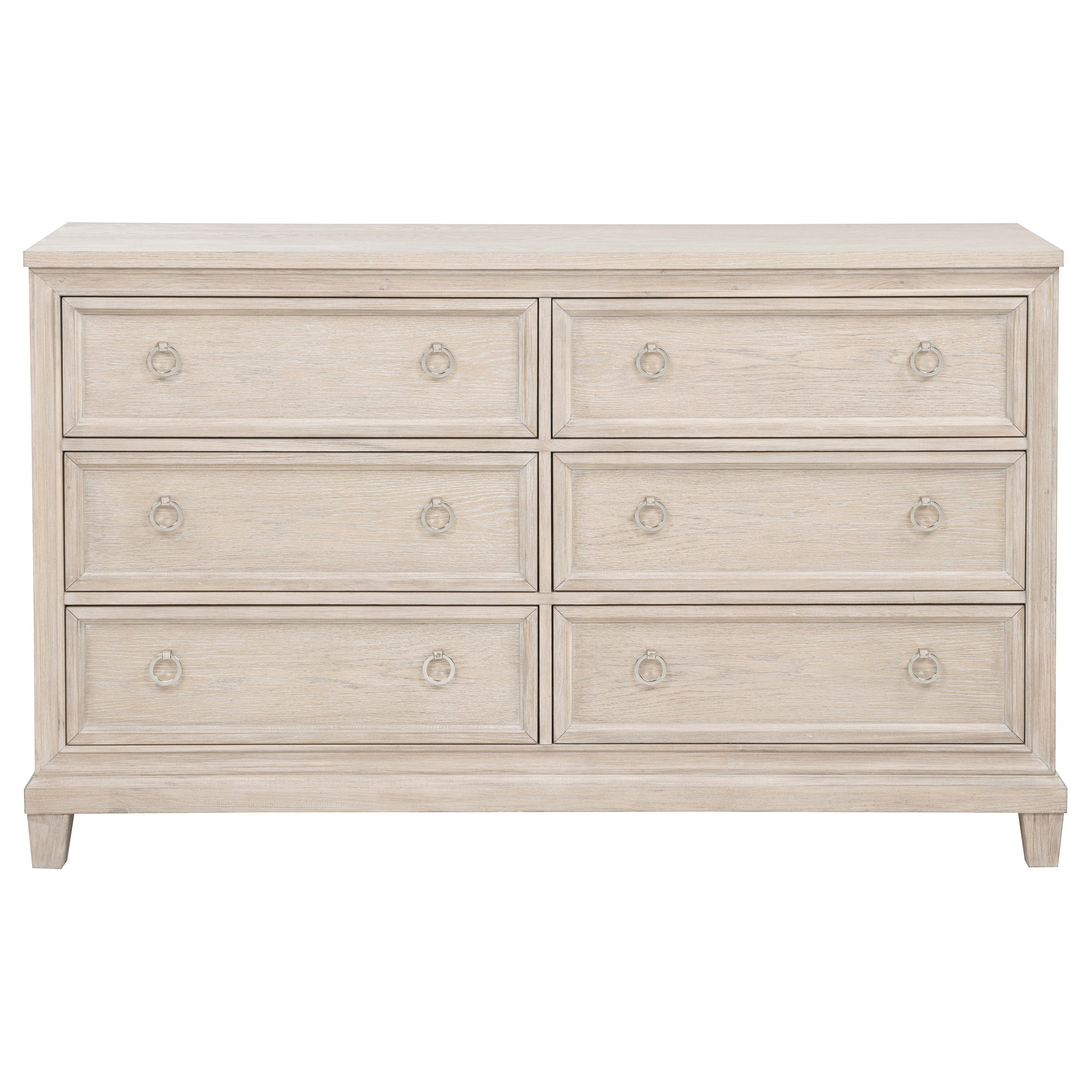 Pembroke 6-drawer Bedroom Dresser Cabinet Washed Oak-