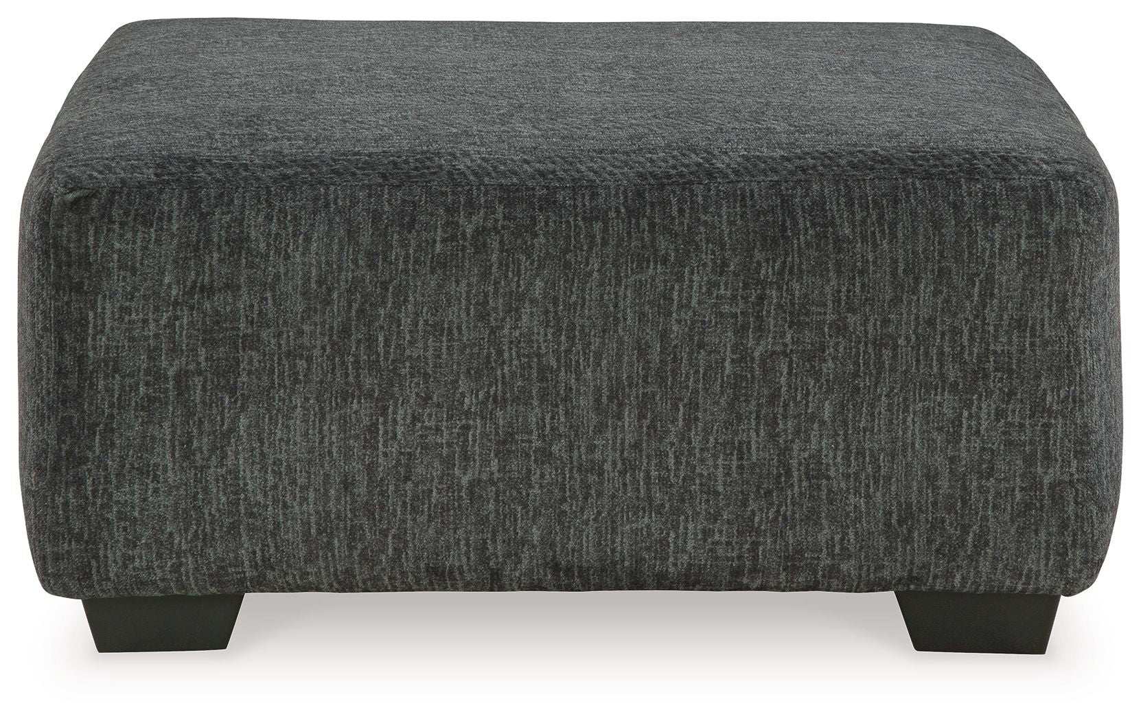 Biddeford - Oversized Accent Ottoman - Shadow - Best Buy Furniture