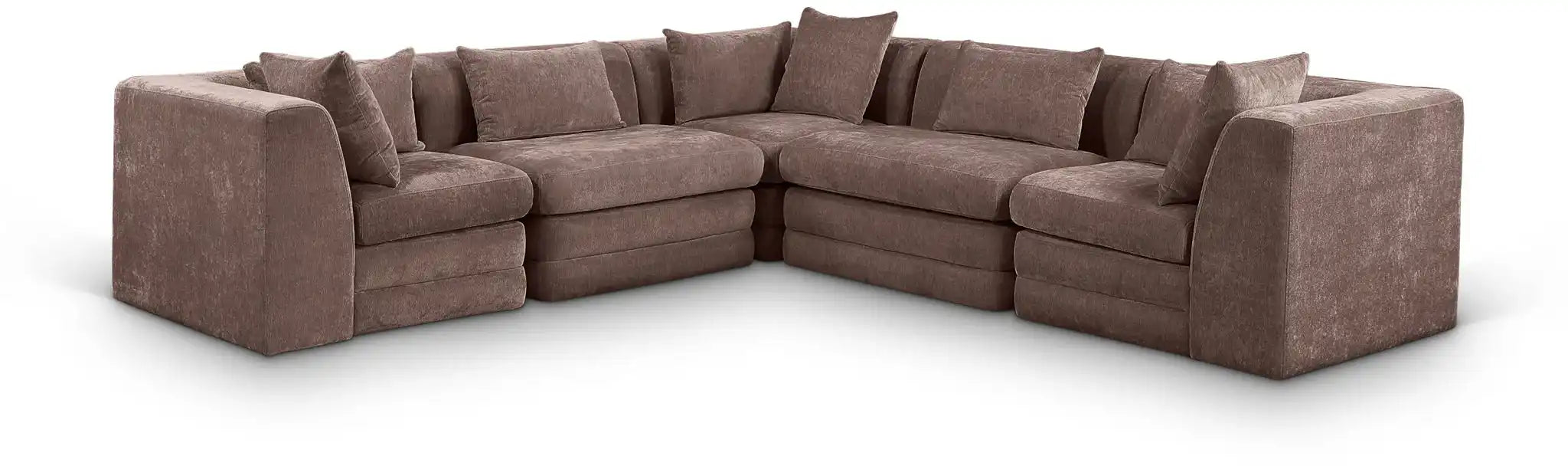 Stellar - 5 Piece Upholstered Modular Sectional - Best Buy Furniture