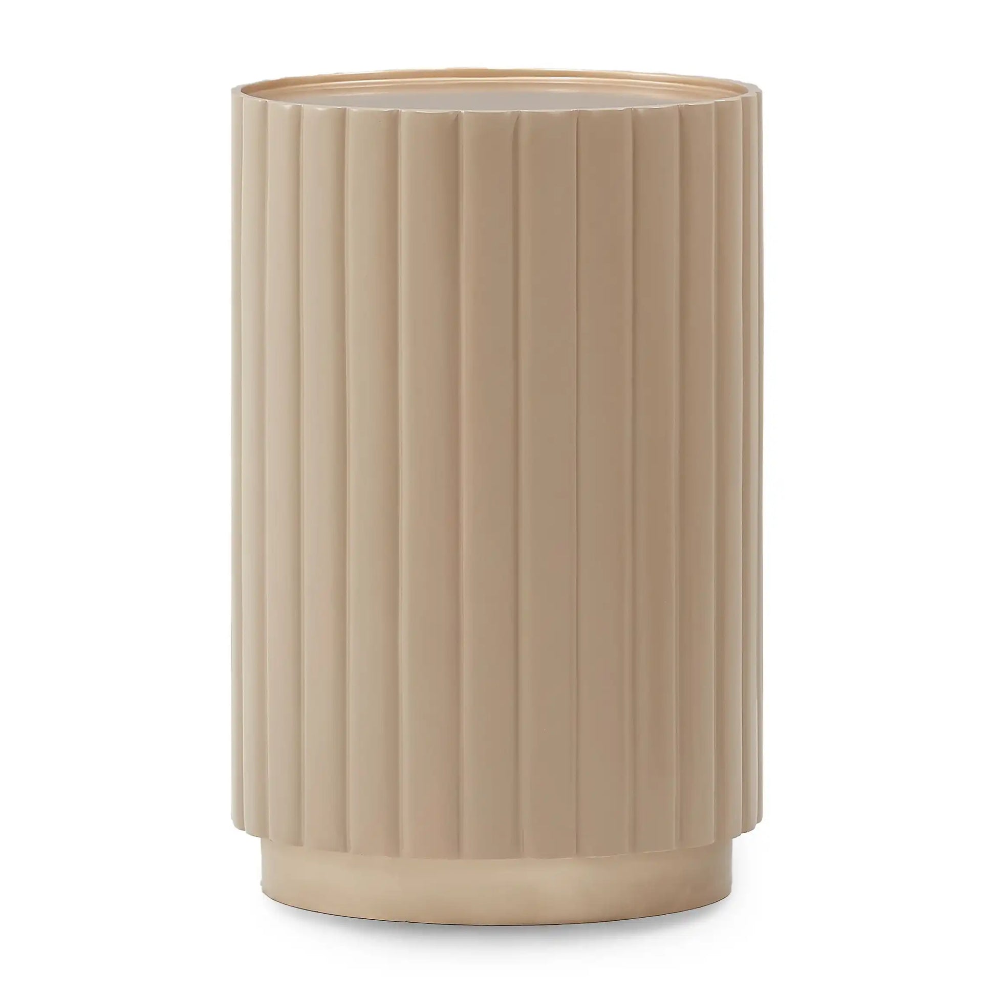 Malibu Crest - Round Chairside Table - Chardonnay - Best Buy Furniture