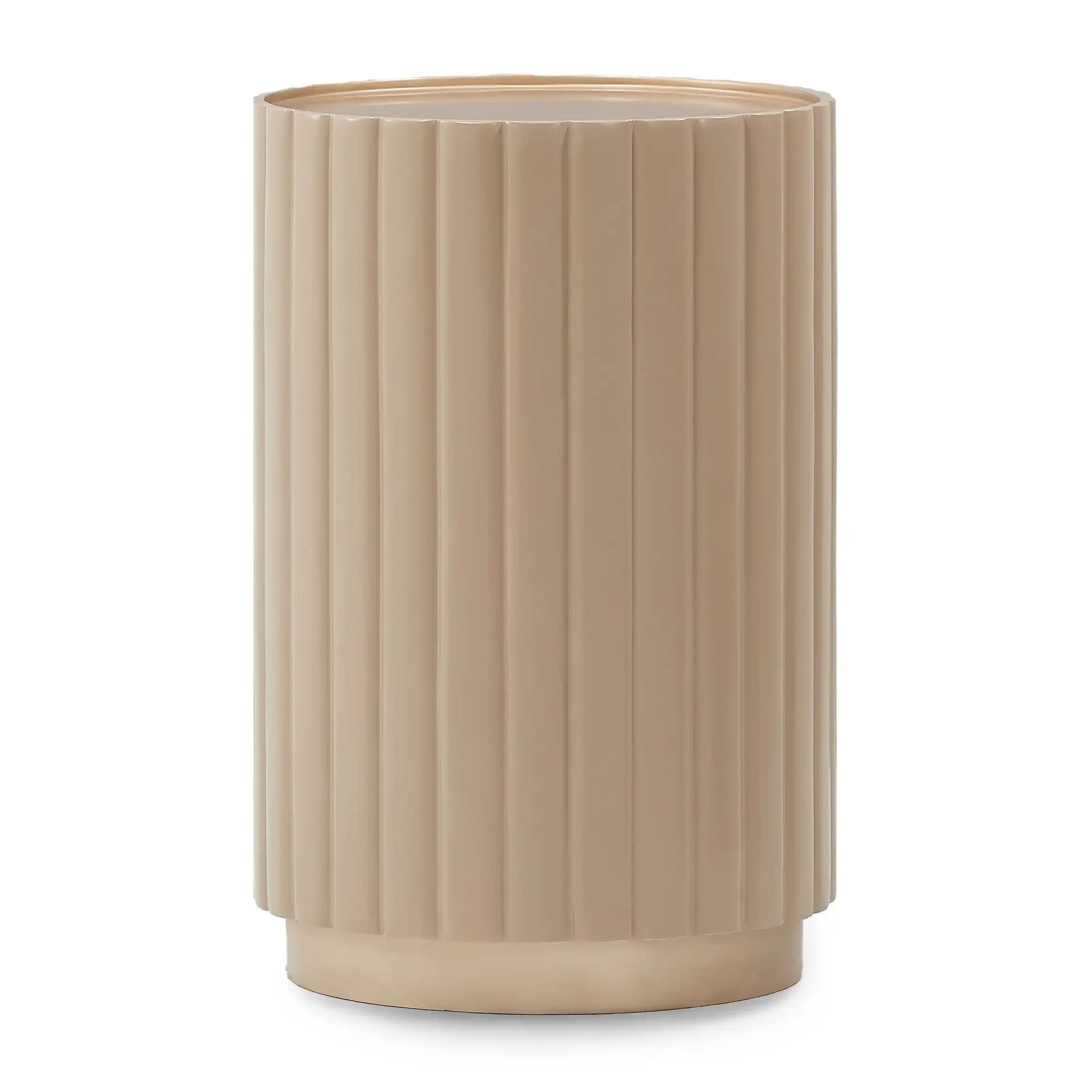 Malibu Crest - Round Chairside Table - Chardonnay - Best Buy Furniture