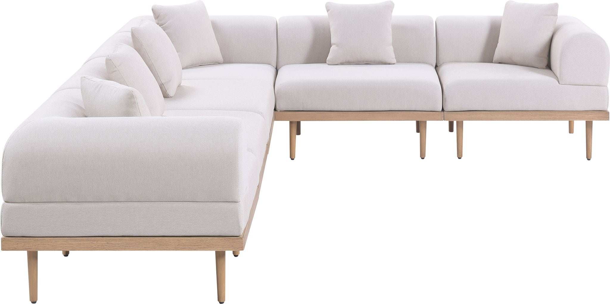 Laguna - 6 Piece 142" Outdoor Patio Modular Sectional