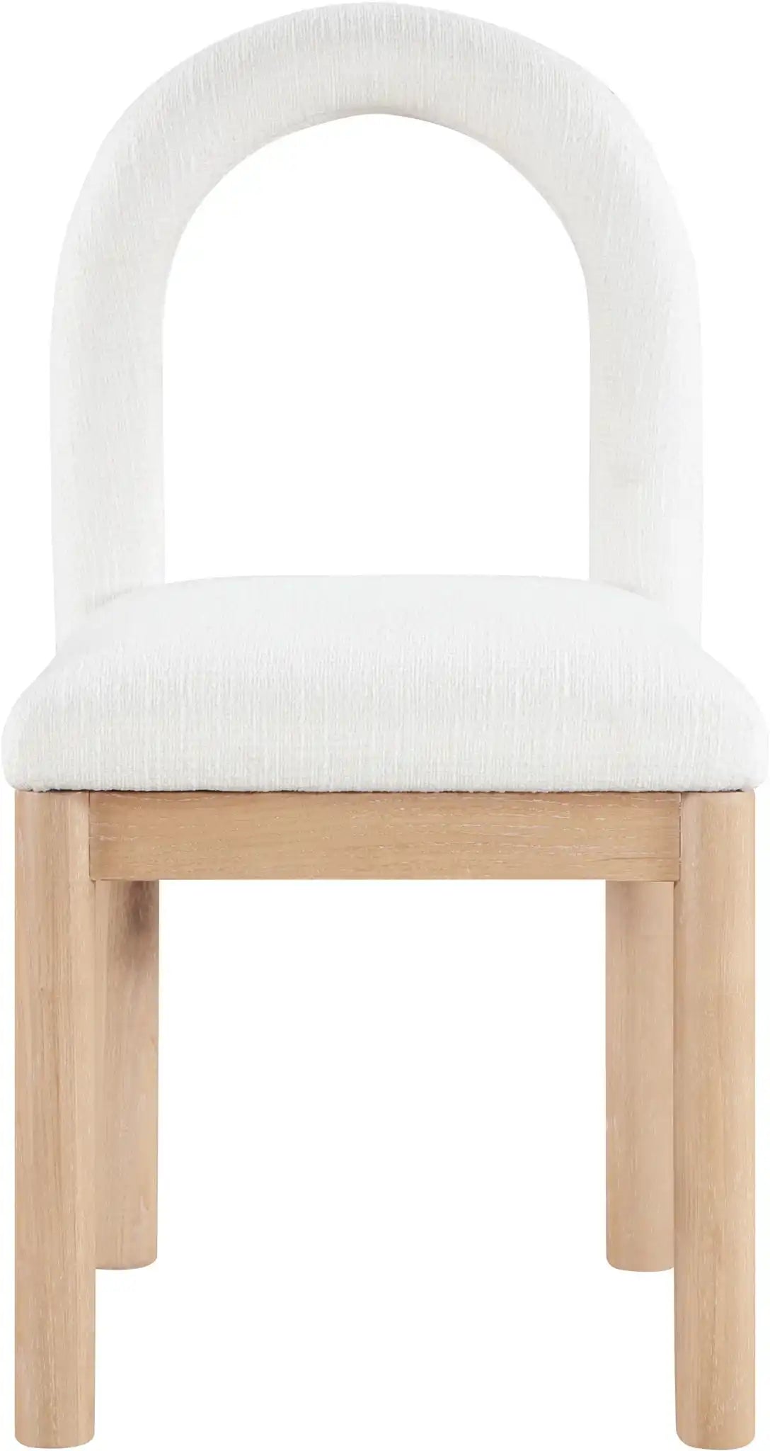 Conrad - Linen Dining Chair With Natural Legs