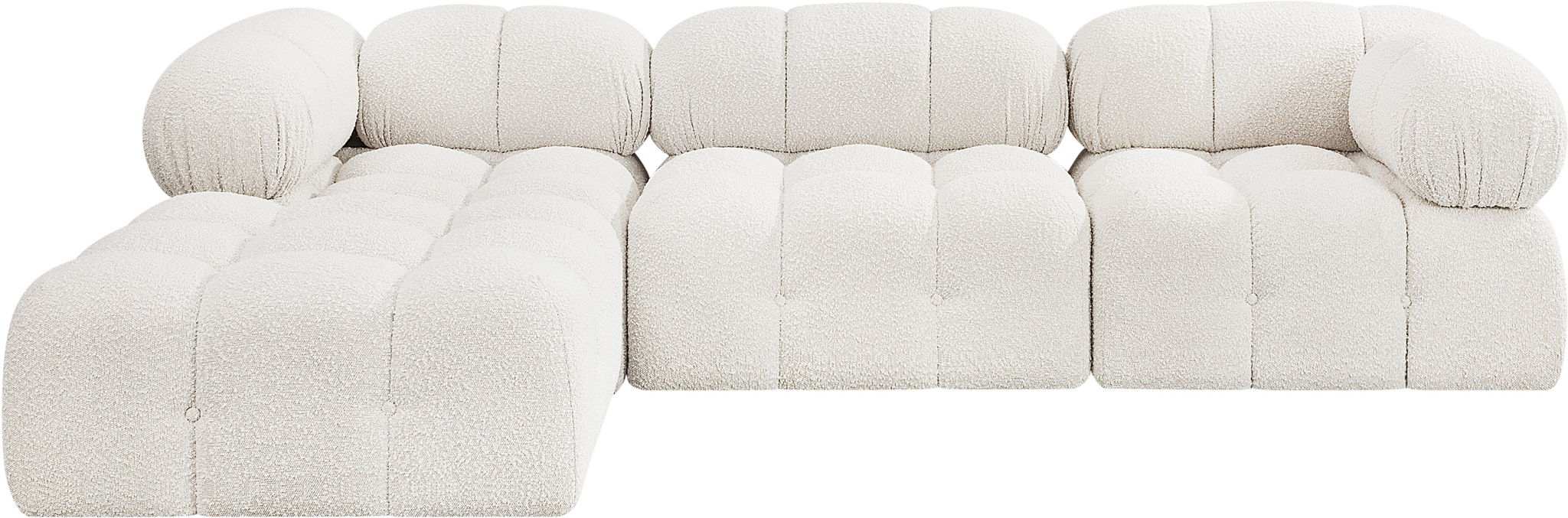 Ames - 4 Piece Fabric Modular Sectional