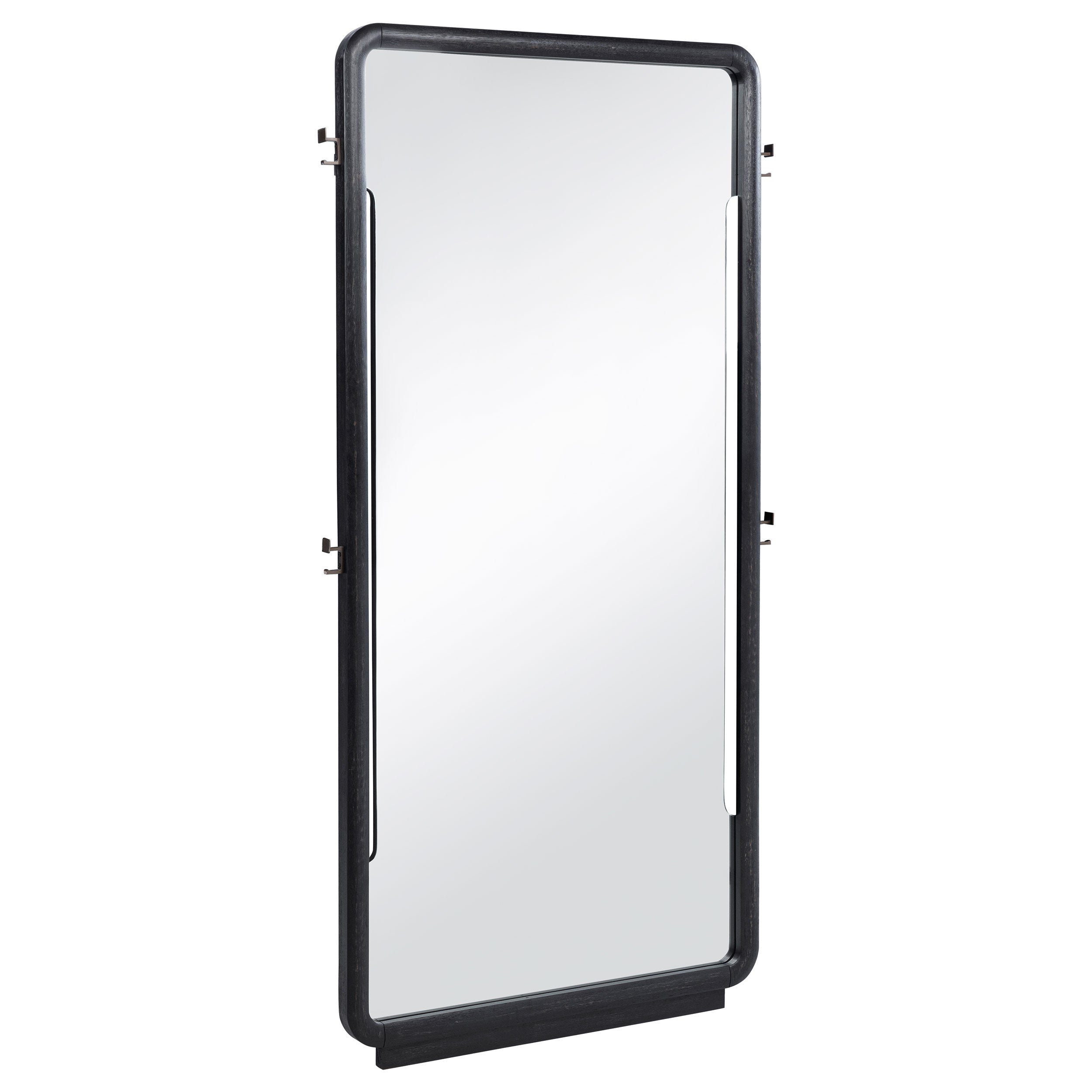 Leandro 76-inch Full Length Floor Mirror Burnished Black-
