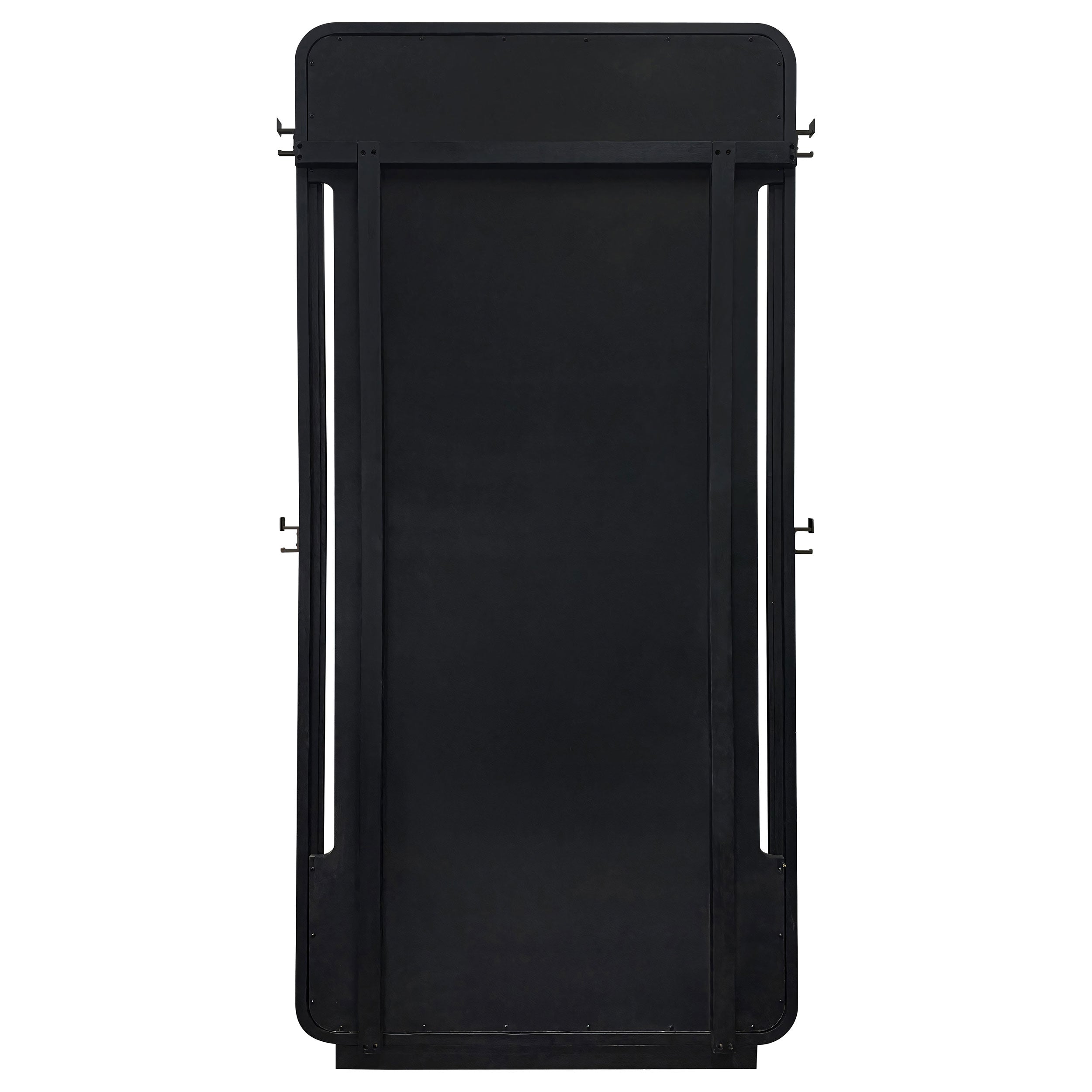 Leandro 76-inch Full Length Floor Mirror Burnished Black-