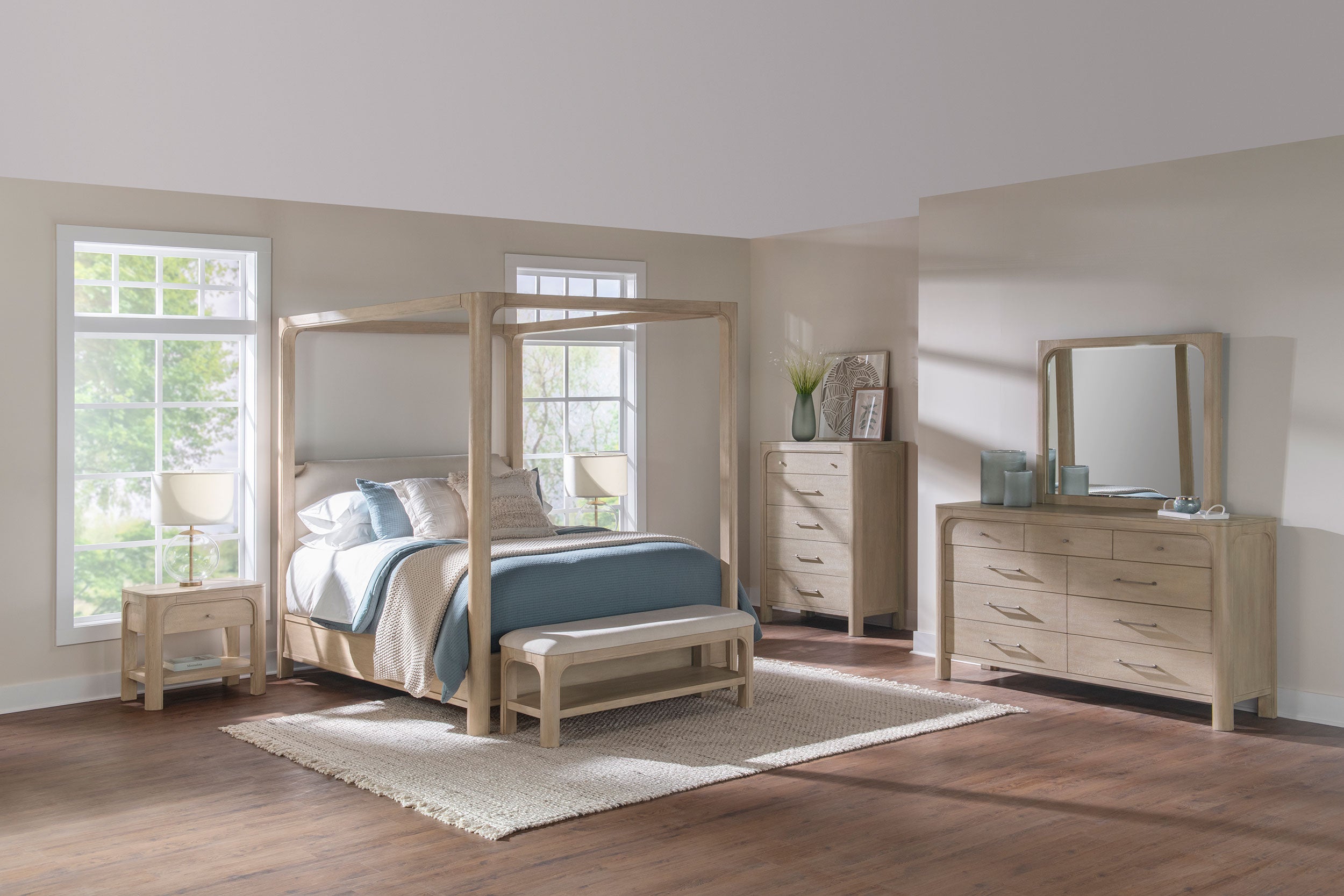 Solano 9-drawer Bedroom Dresser with Mirror Weathered Mango-