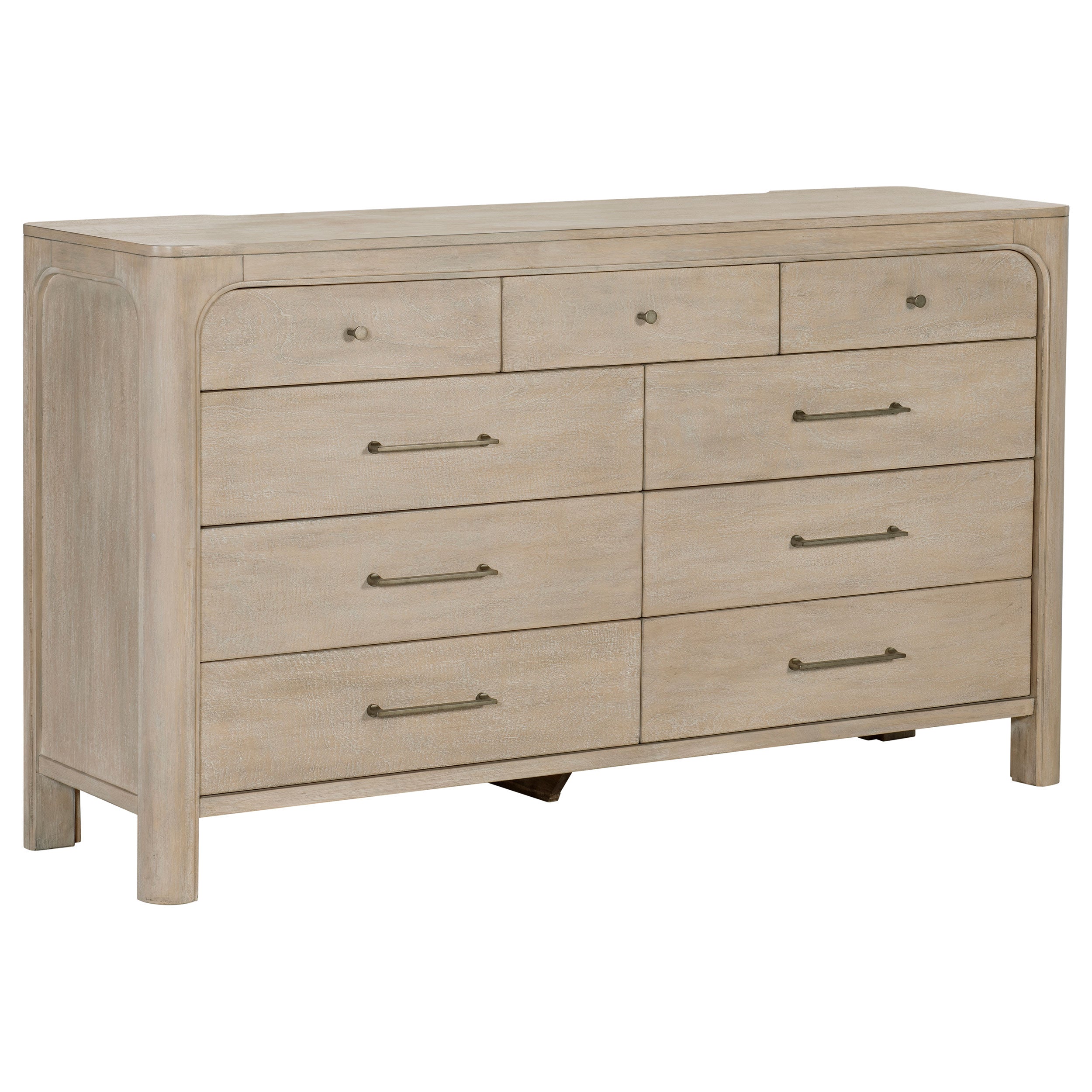 Solano 9-drawer Bedroom Dresser Cabinet Weathered Mango-