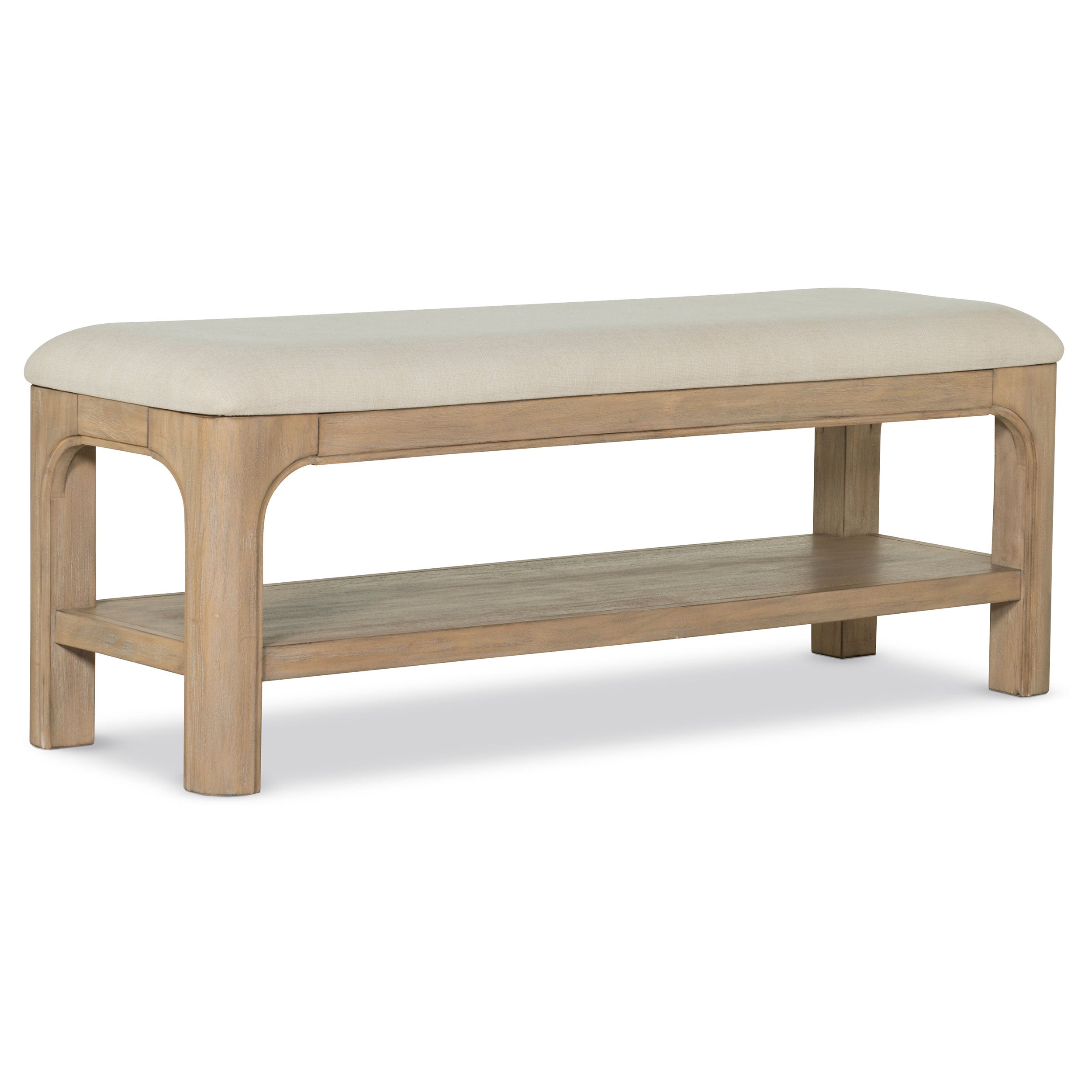Solano 52-inch Bedroom Bed End Bench Weathered Mango-
