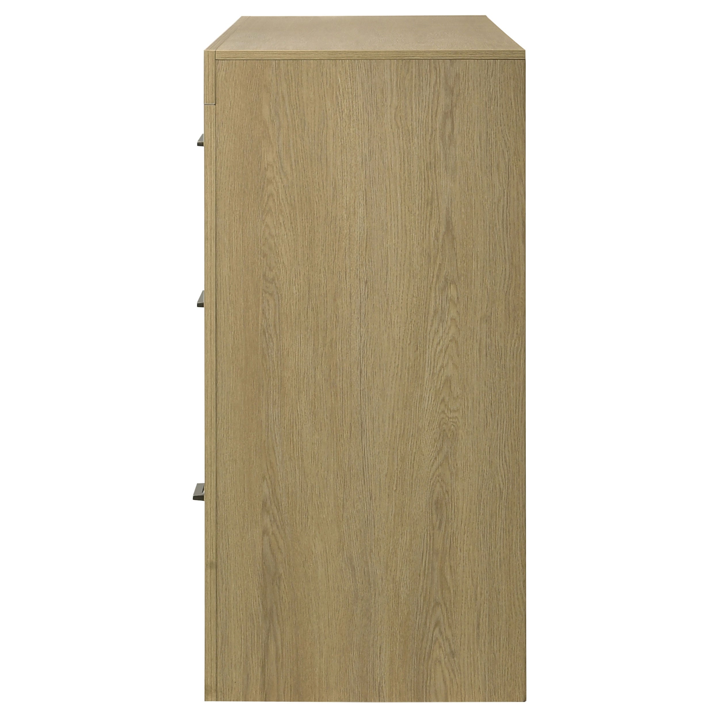 Hendricks 6-drawer Bedroom Dresser Storage Cabinet Light Oak-