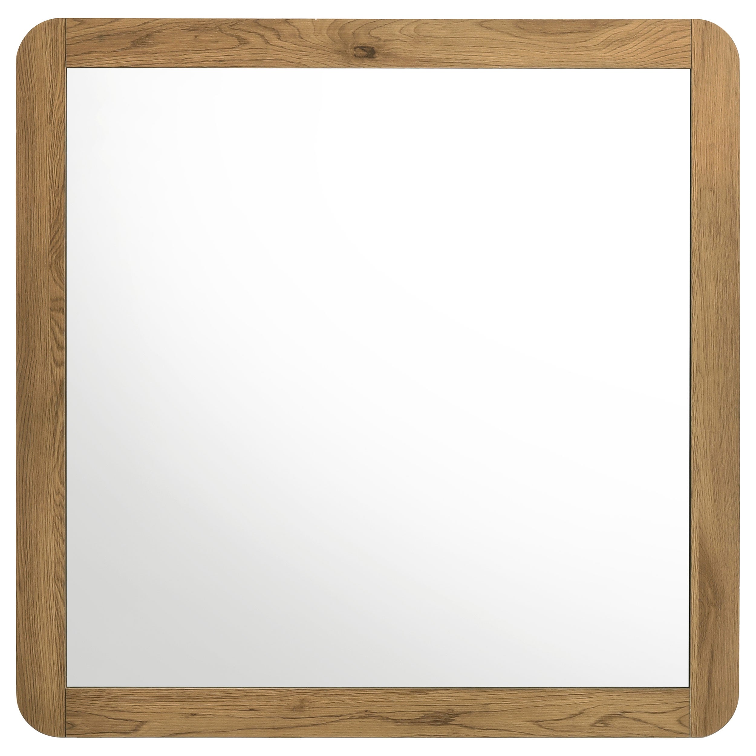 Bennett Bedroom Dresser Mirror Light Oak-
