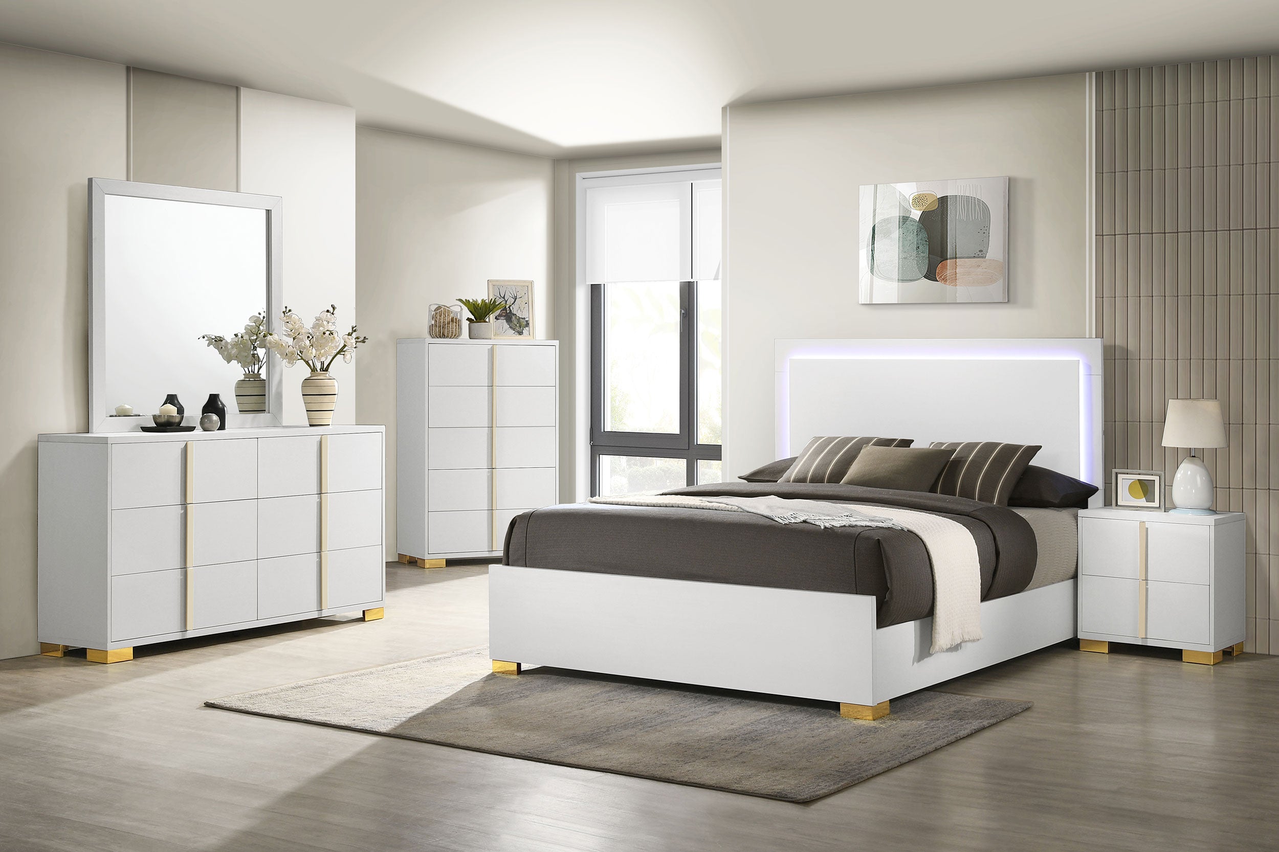 Marceline Dresser Mirror White-