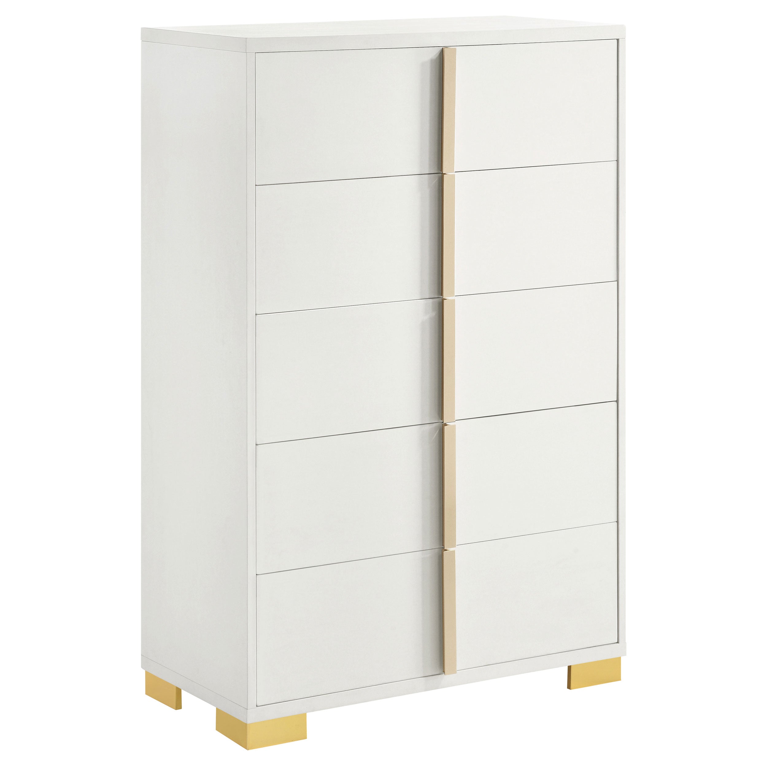 Marceline 5-drawer Bedroom Chest White-