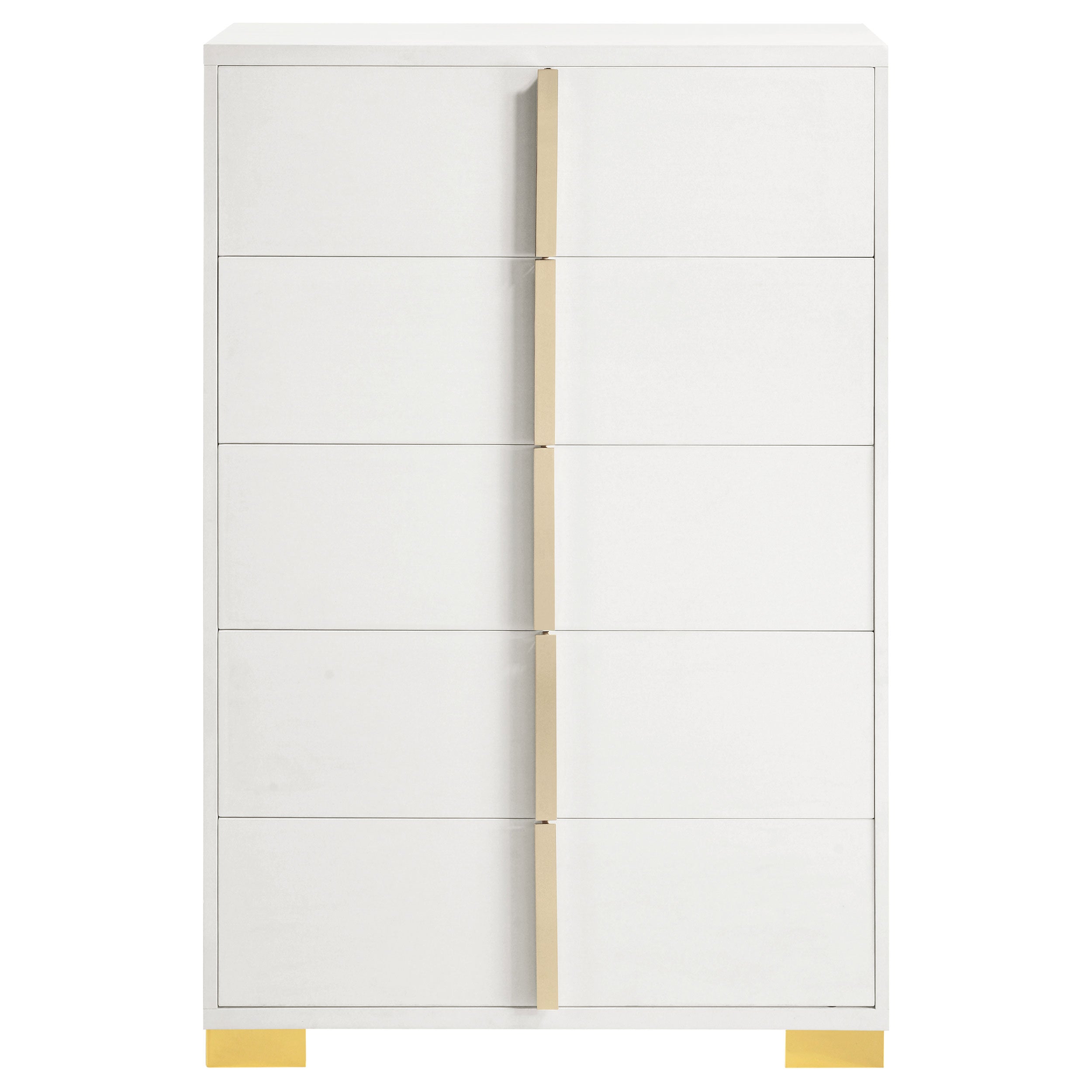 Marceline 5-drawer Bedroom Chest White-